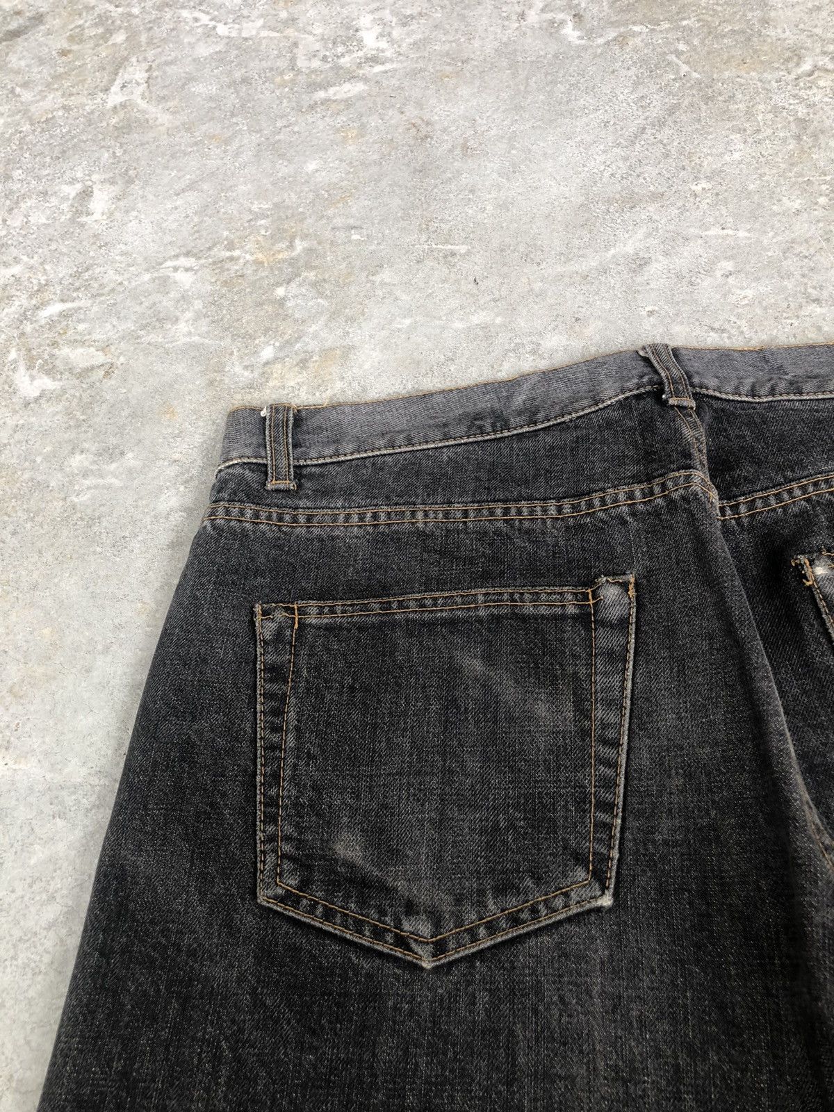 Comme des Garcons Comme des Garcons Homme Selvedge Denim Distressed Jeans Size US 32 / EU 48 - 13 Thumbnail