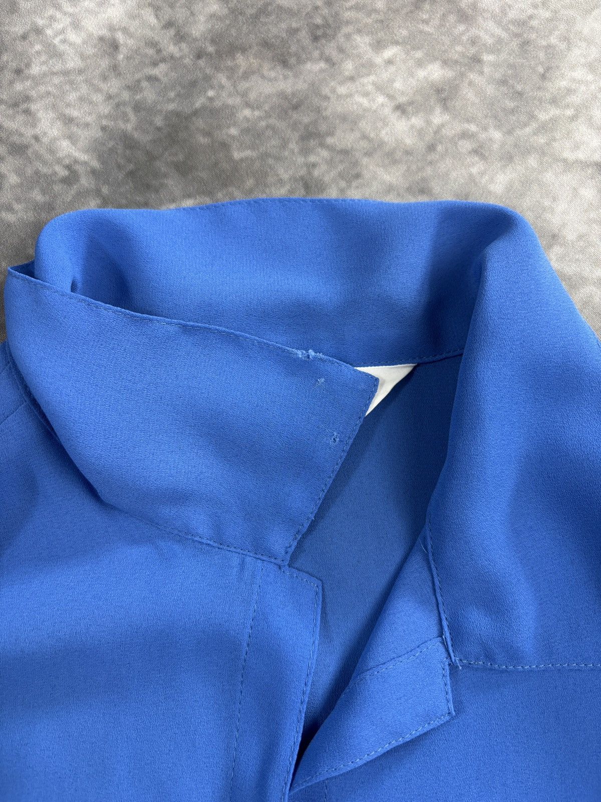 Vintage 1980s Vintage Shortsleeve Shirt Buttonup Acetate Viscose 16 Size XL / US 12-14 / IT 48-50 - 6 Thumbnail