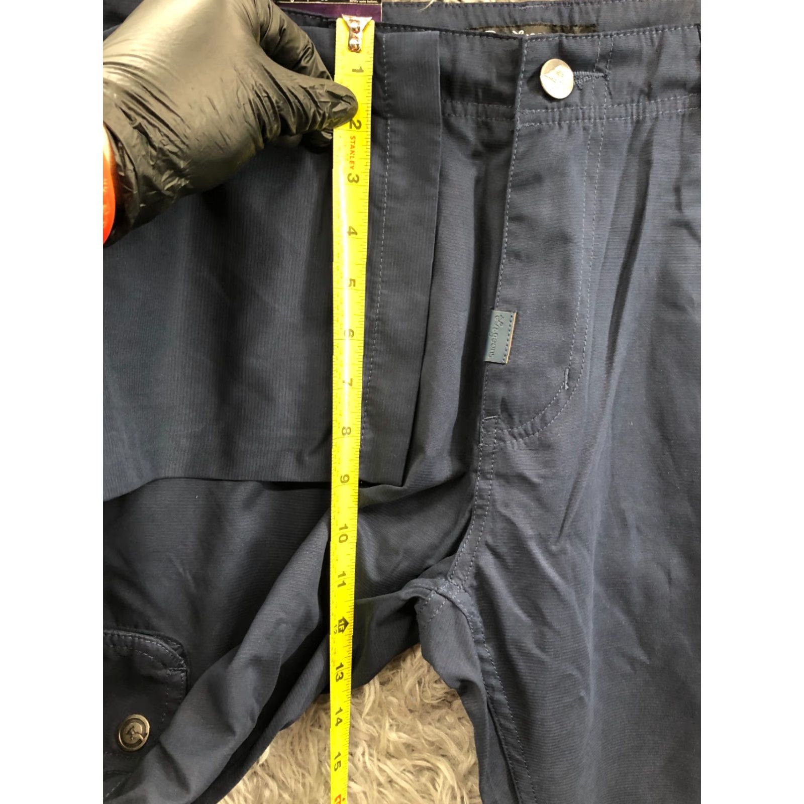 Vintage LRG LRGeans Convertible Pants Mens 38 Blue Cargo Pocket Cargo Pant Regular 34in Inseam Men Blue 90s? Size US 38 / EU 54 - 4 Thumbnail