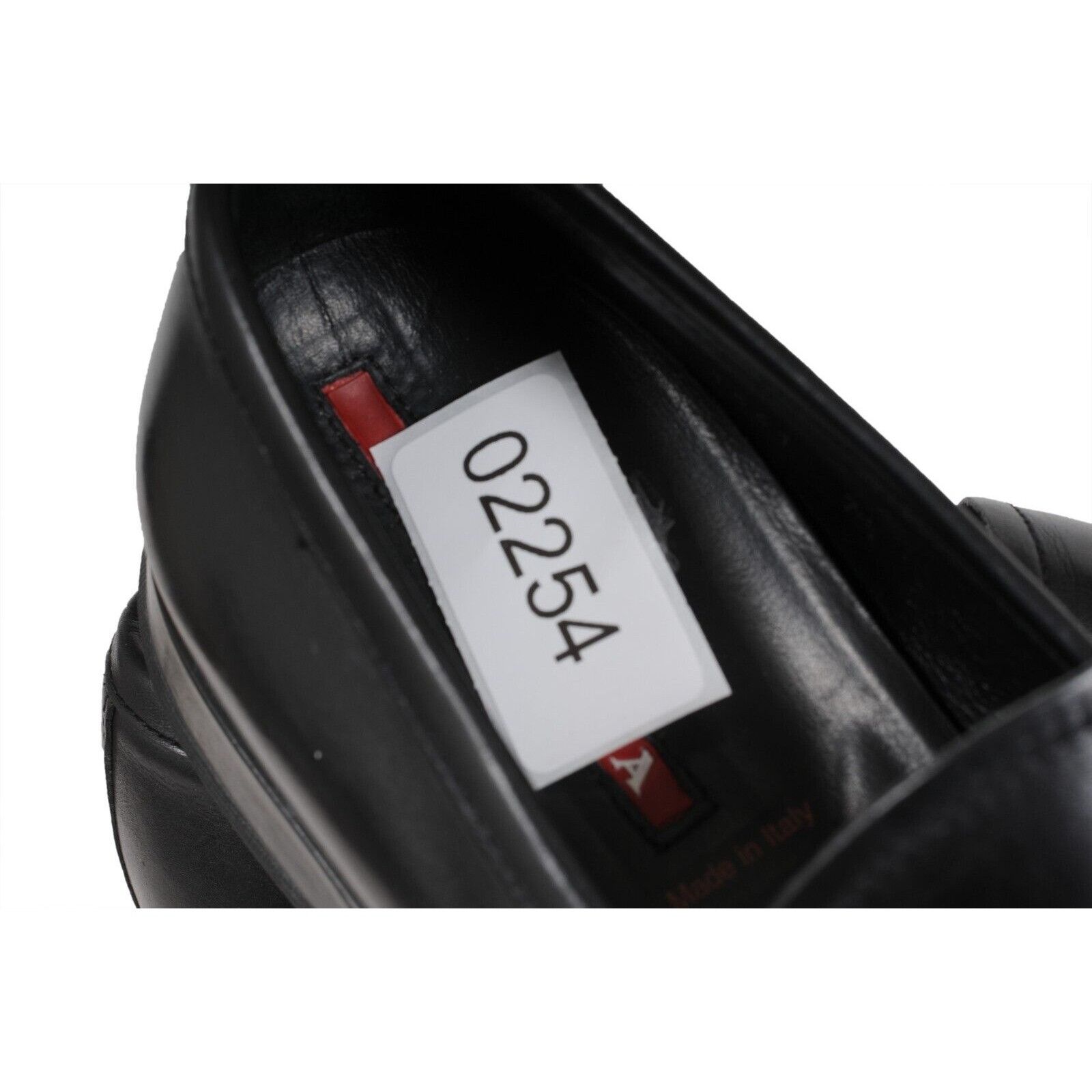 Prada Loafers Black Leather Sport Rubber Sole - 02254 Size US 8.5 / EU 41-42 - 11 Thumbnail