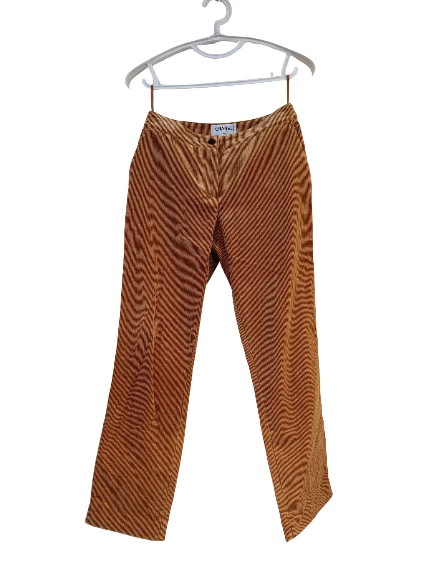 Chanel Chanel Corduroy Cotton Cashmere Pants 34 Size 25" / US 0 / IT 36 - 1 Thumbnail