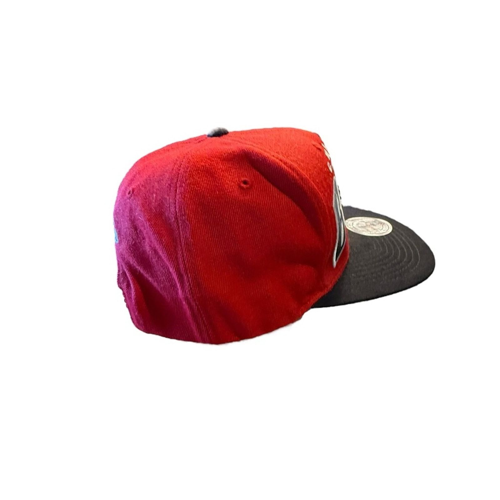 Mitchell & Ness NBA Chicago Bulls Red/Black Flat Bill Cap/Hat Mitchell &Ness Size ONE SIZE - 5 Thumbnail