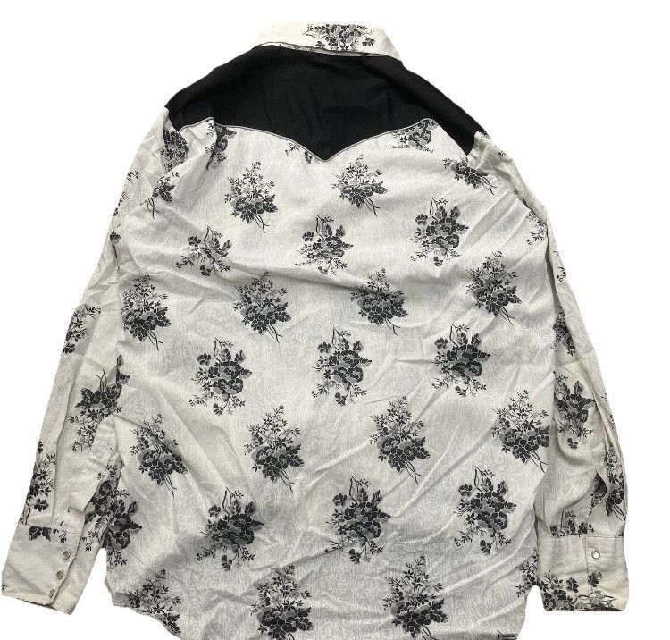 Vintage × Wrangler Vintage Western Snap Shirt Floral Print Rockabilly Size US XXL / EU 58 / 5 - 5 Thumbnail