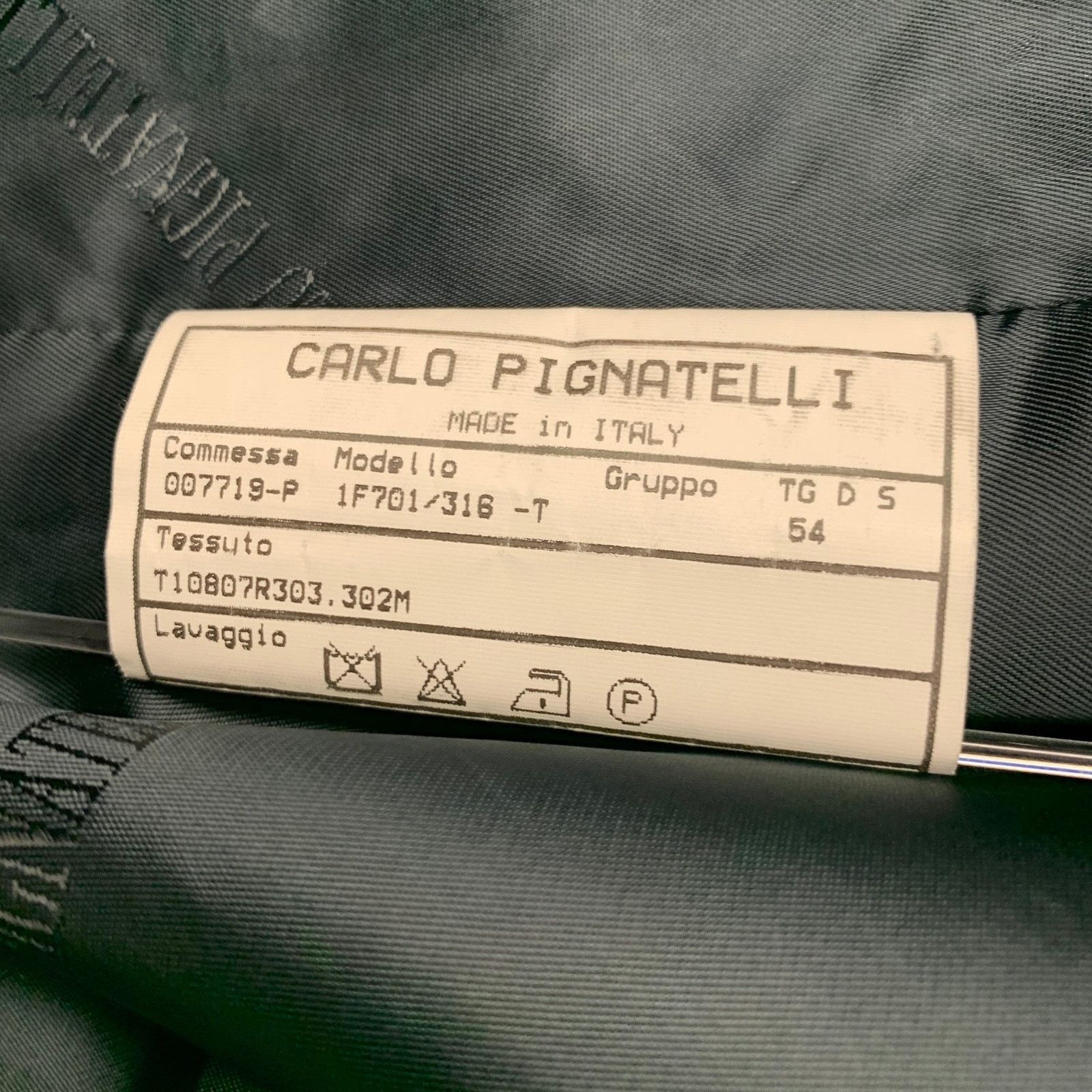 Carlo Pignatelli CARLO PIGNATELLI Size 44 Navy Embroidery Acetate Wool Vest Size US L / EU 52-54 / 3 - 6 Thumbnail