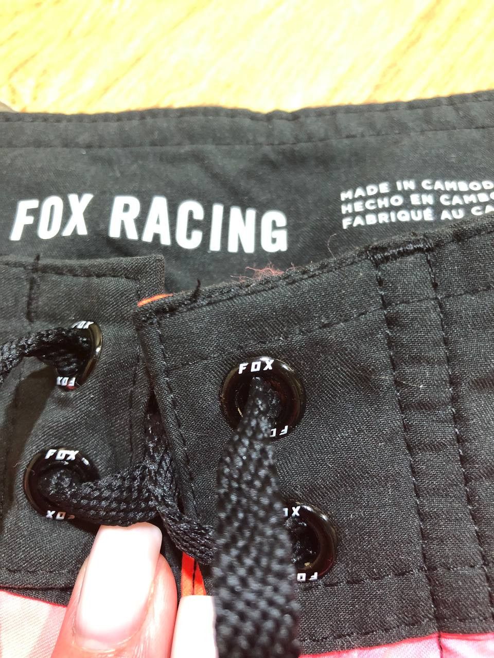 Fox Racing Fox‎ Racing Board Shorts Men Neon Black Flame Logo Size US 32 / EU 48 - 12 Thumbnail