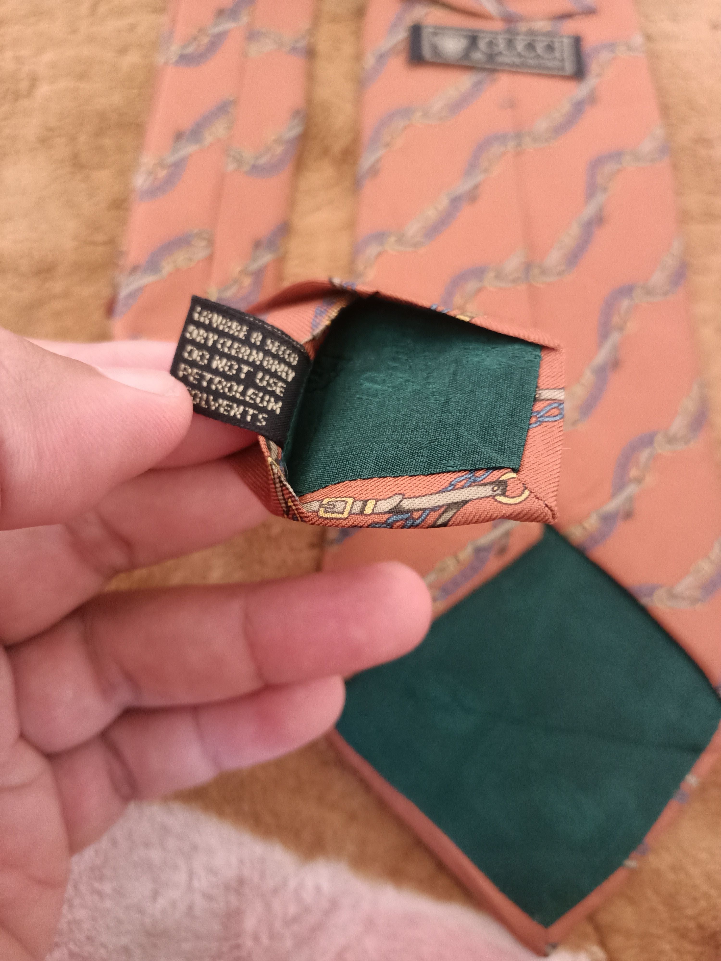 Gucci Vintage Gucci Made in Italy neckties Size ONE SIZE - 6 Thumbnail