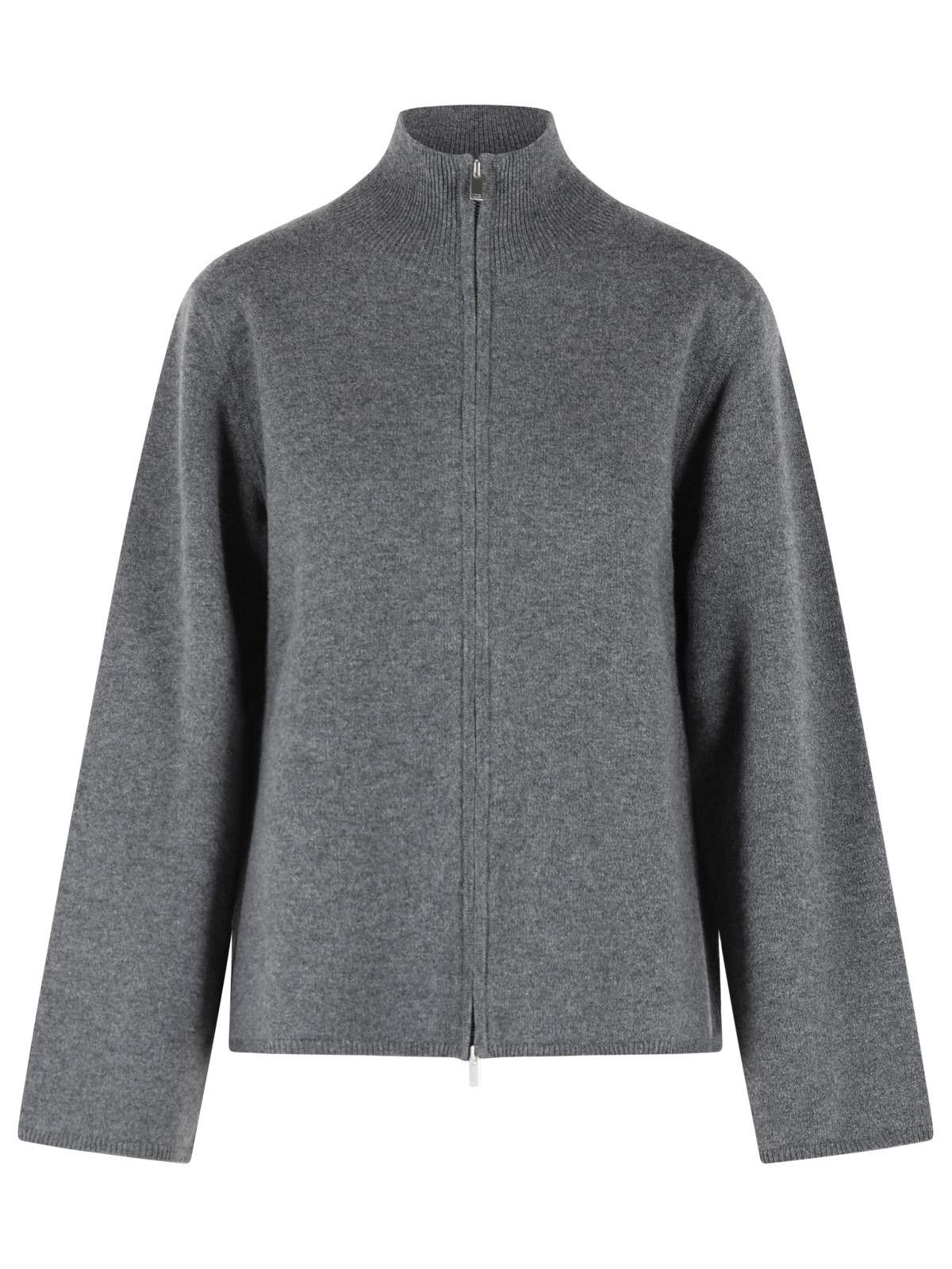 Loulou de Saison LOULOU DE SAISON 'Gabi' Grey Cashmere Sweater Size S / US 4 / IT 40 - 1 Thumbnail