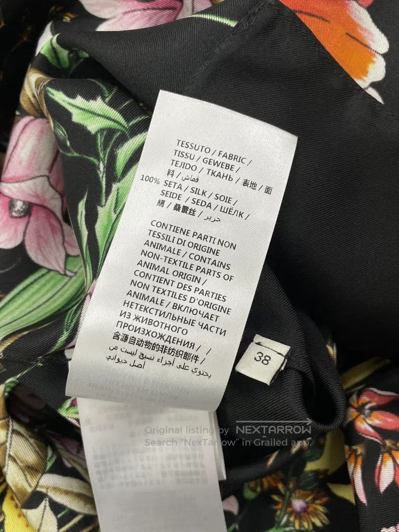 Gucci Gucci Silk floral printed shirt Size XS / US 0-2 / IT 36-38 - 6 Thumbnail