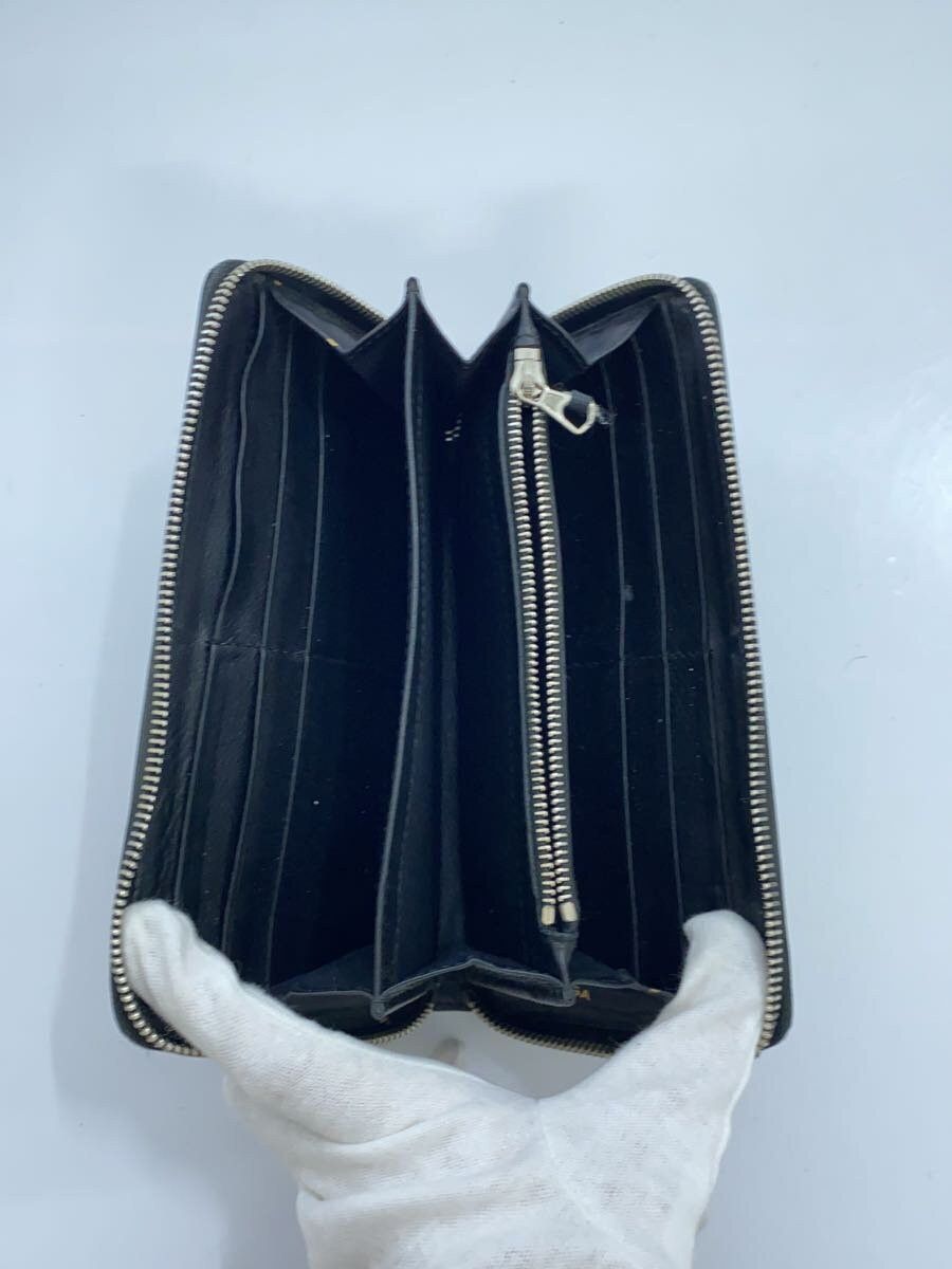 Balenciaga Balenciaga Leather Long Wallet Black Size ONE SIZE - 4 Thumbnail