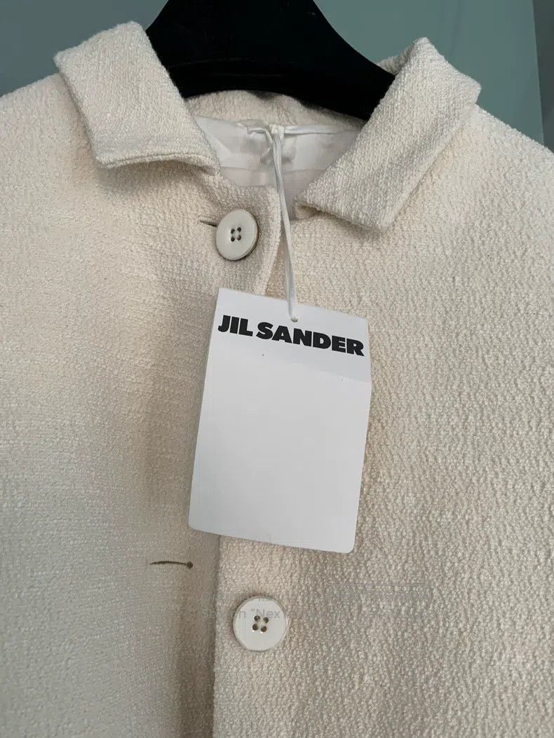 Jil Sander Jil Sander size 36 Beige round button coat Size L / US 10 / IT 46 - 2 Thumbnail
