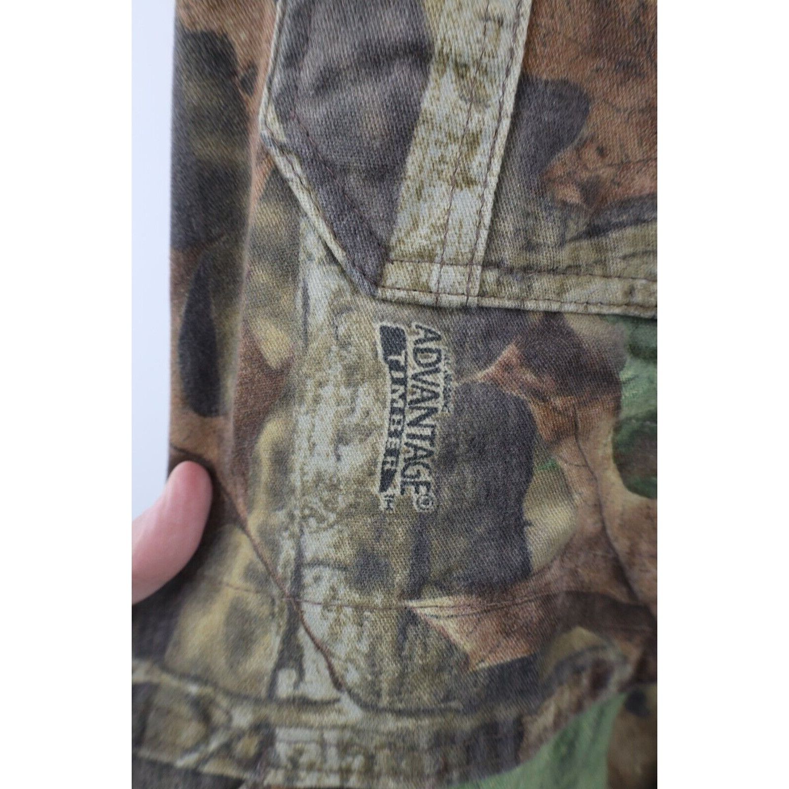 Vintage Vintage 90s StreetwearFaded Camouflage Wide Leg Overalls Size US 38 / EU 54 - 8 Thumbnail
