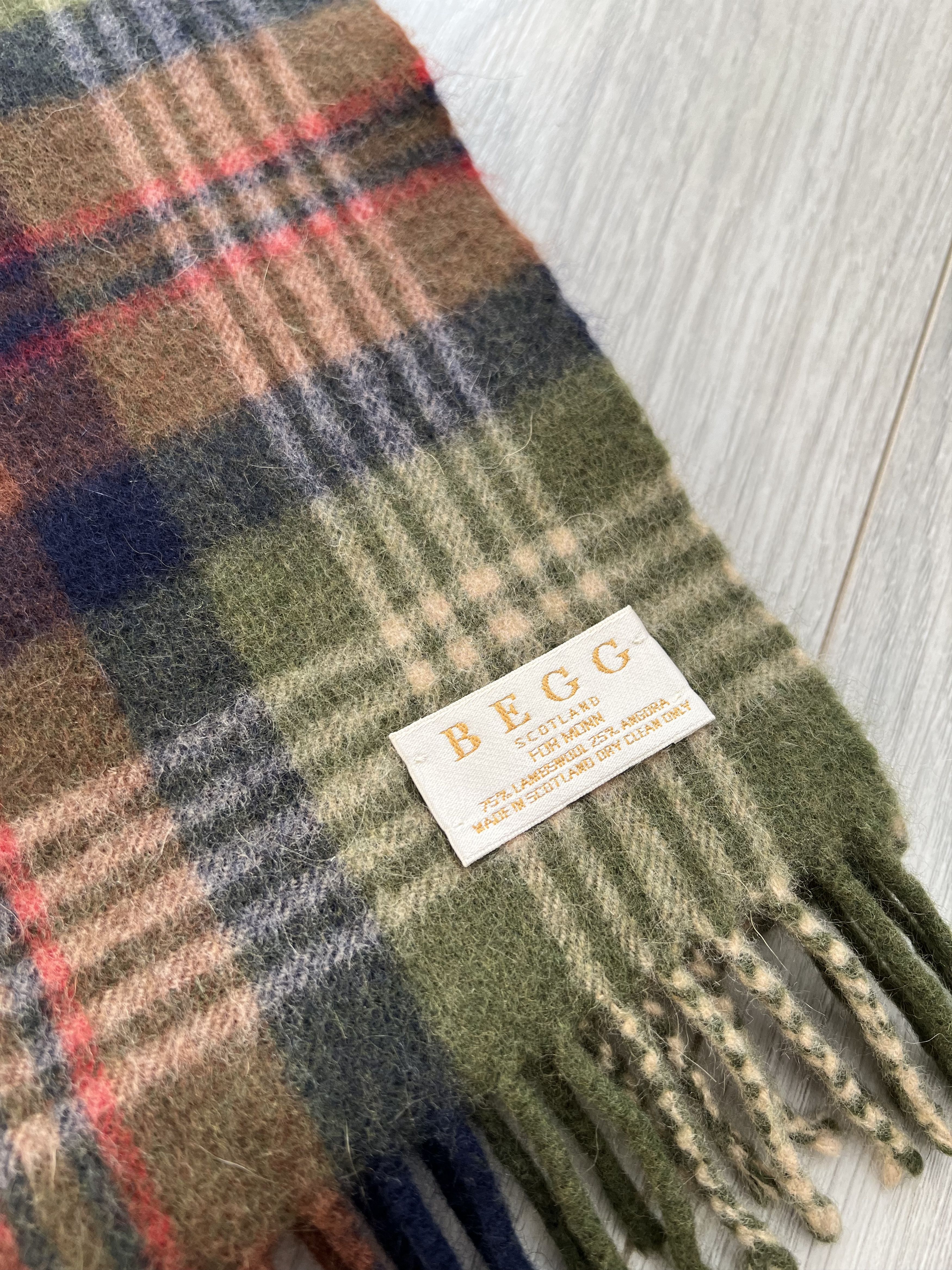 Begg x Co Begg Lambswool Angora Scottish Scarf Size ONE SIZE - 3 Thumbnail