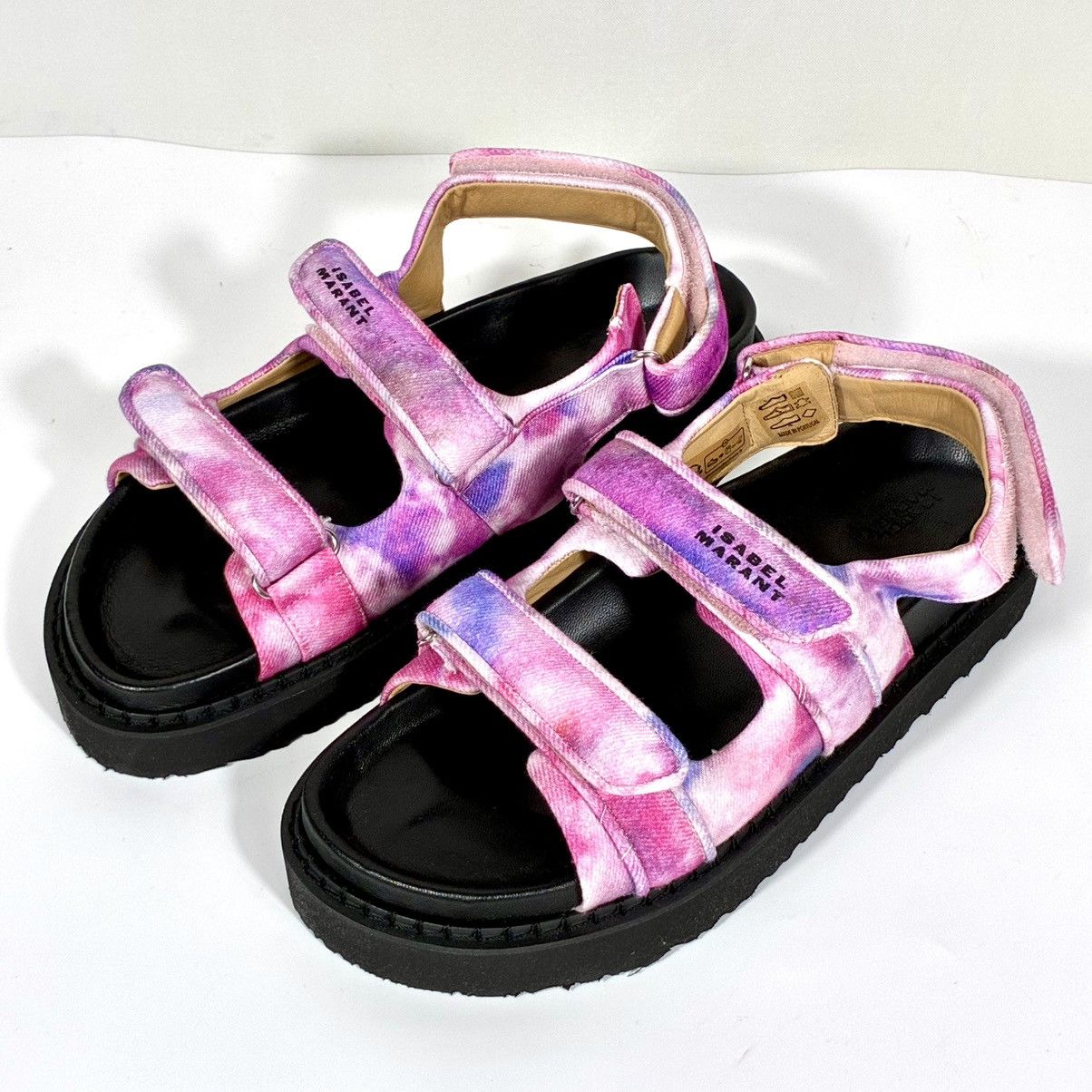 Isabel Marant Isabel Marant Madee Platform Sandal Mulberry Tie Dye 41 10 Size US 10 / IT 40 - 1 Thumbnail