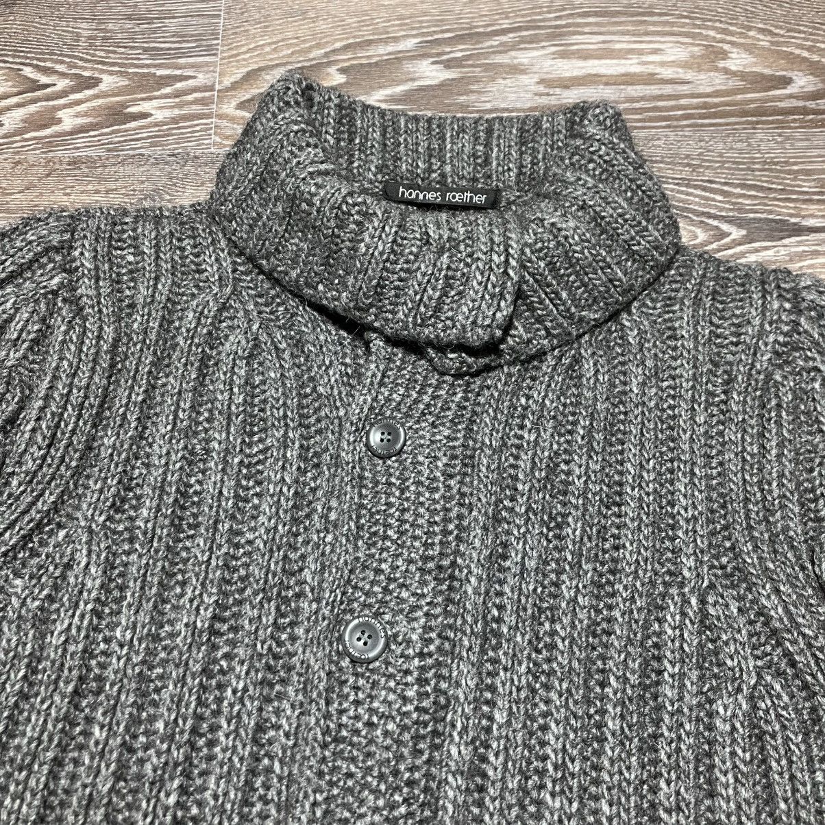 hannes roether HANNES ROETHER Wool Alpaca Heavyweight Knit Stretch Sweater Size US M / EU 48-50 / 2 - 2 Thumbnail