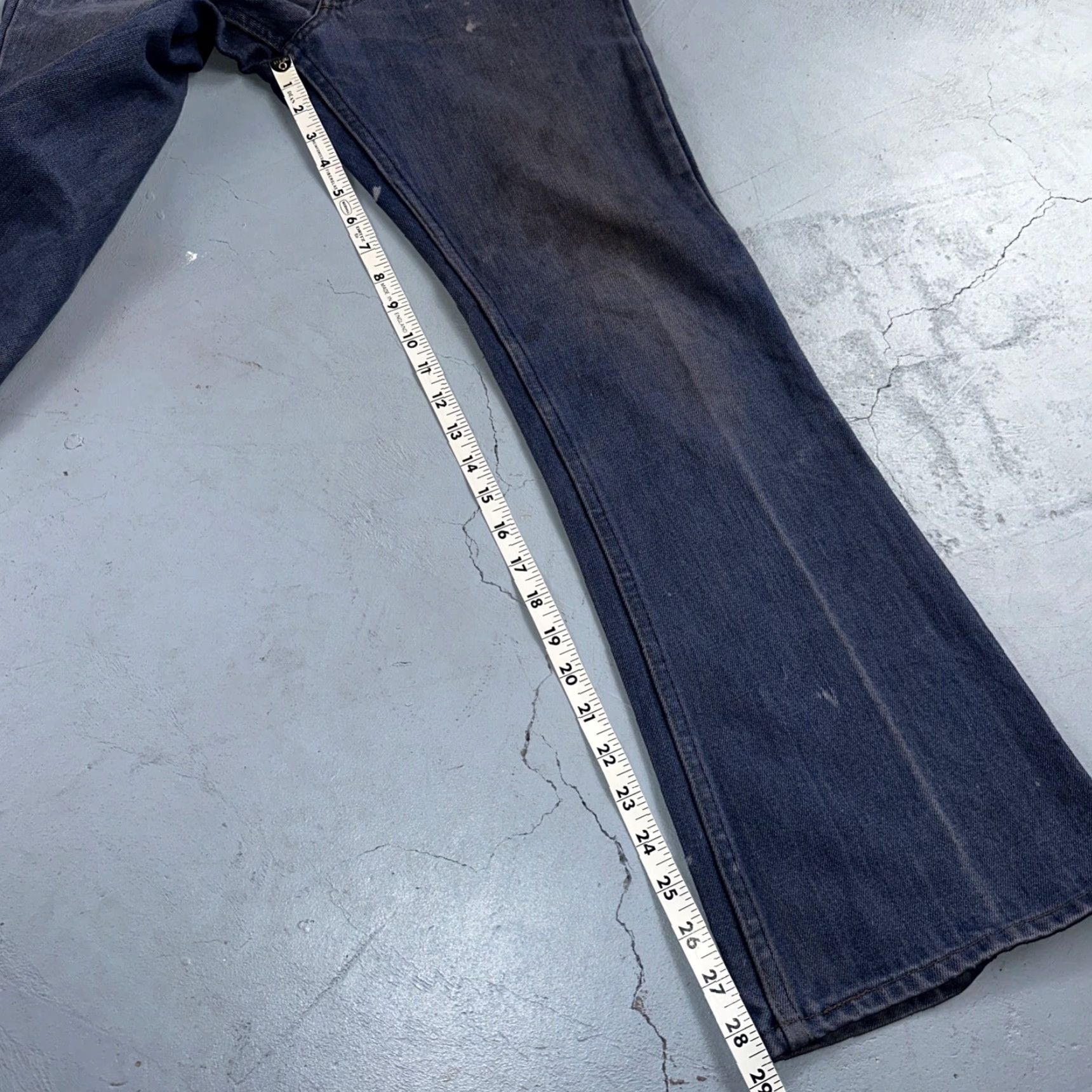 Levi's Levi's 646 Vintage 70s USA Orange Tab Bootcut Jeans 29x28 Blue Bell Bottom Cotton Denim Mens Regular 30 Inseam 30 Sleeved? Size US 30 / EU 46 - 6 Thumbnail