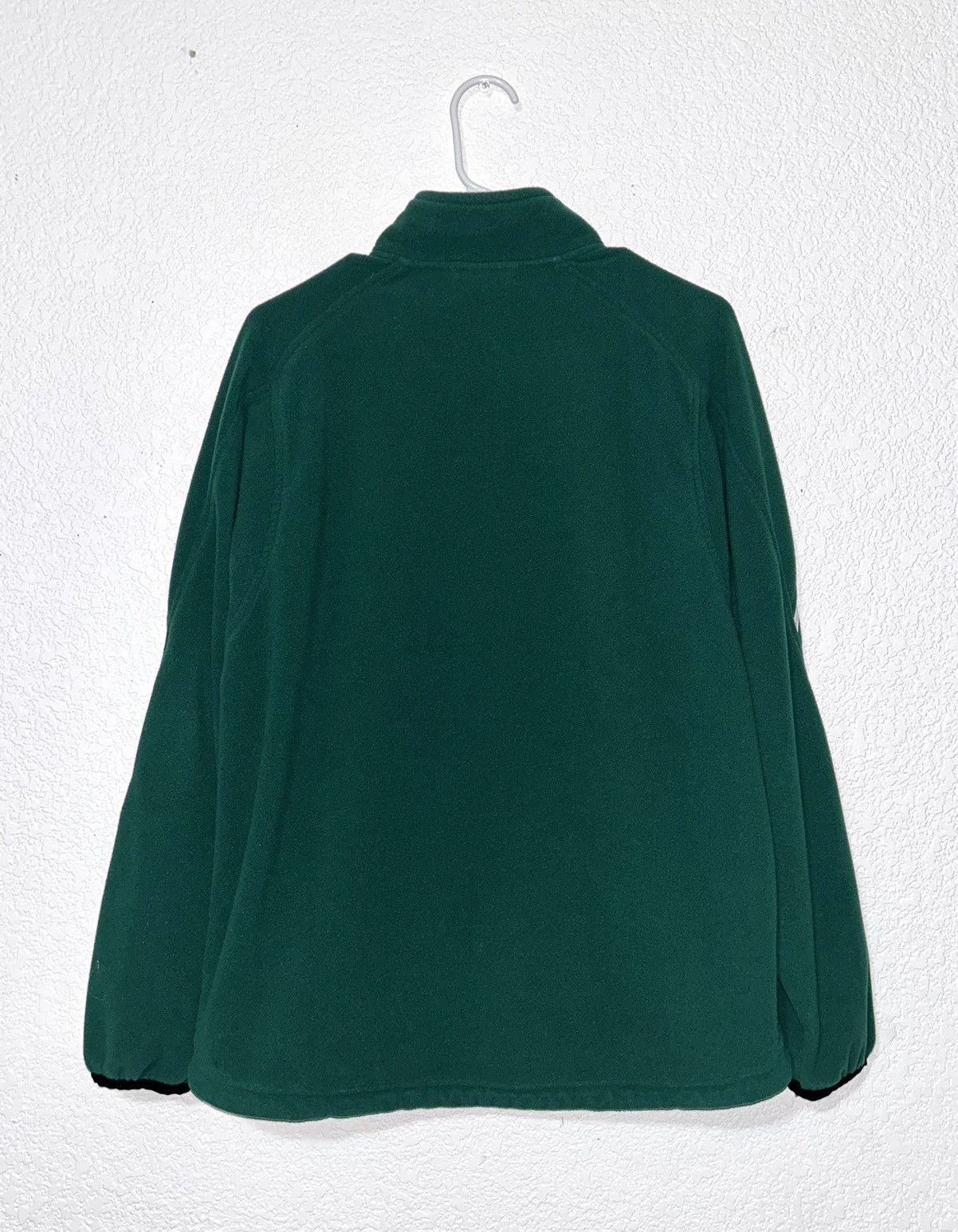 Adidas Adidas Green Fleece Jacket Size US M / EU 48-50 / 2 - 2 Thumbnail
