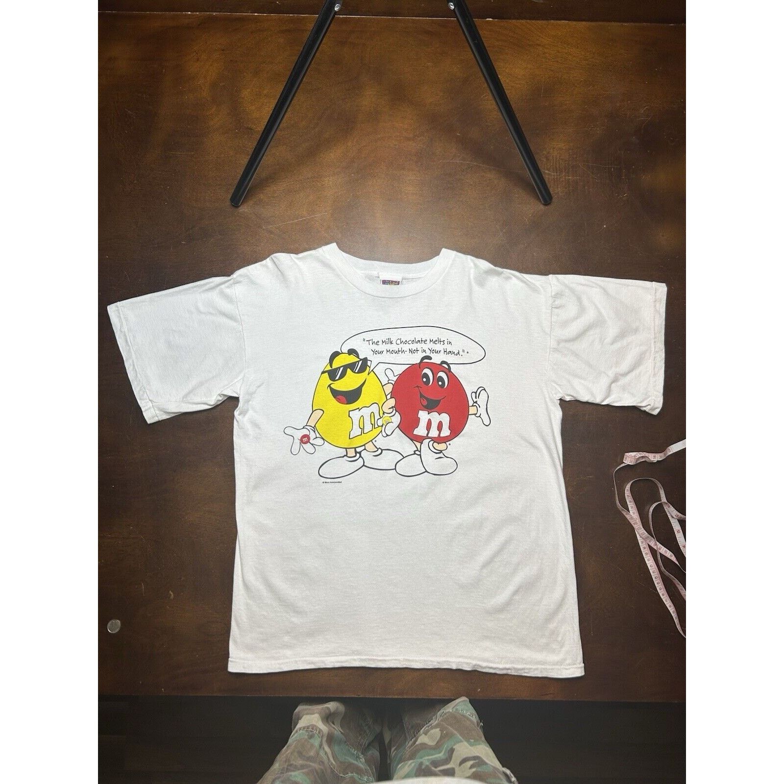 Vintage VTG 80s/90s Mars Inc. M&Ms Melts In Your Mouth Shirt Sz L/XL Size US XL / EU 56 / 4 - 12 Thumbnail