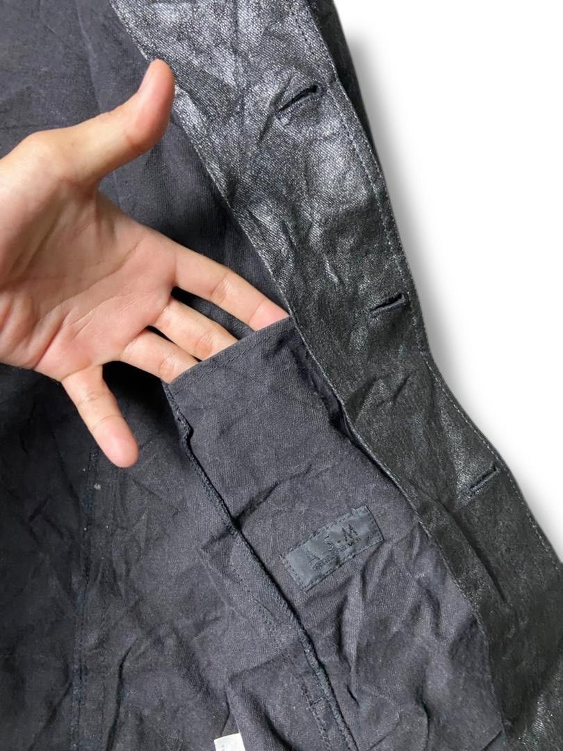 Japanese Brand A.S.M Atelier Sab Men Faux Leather Jacket (169) Size US XS / EU 42 / 0 - 7 Thumbnail