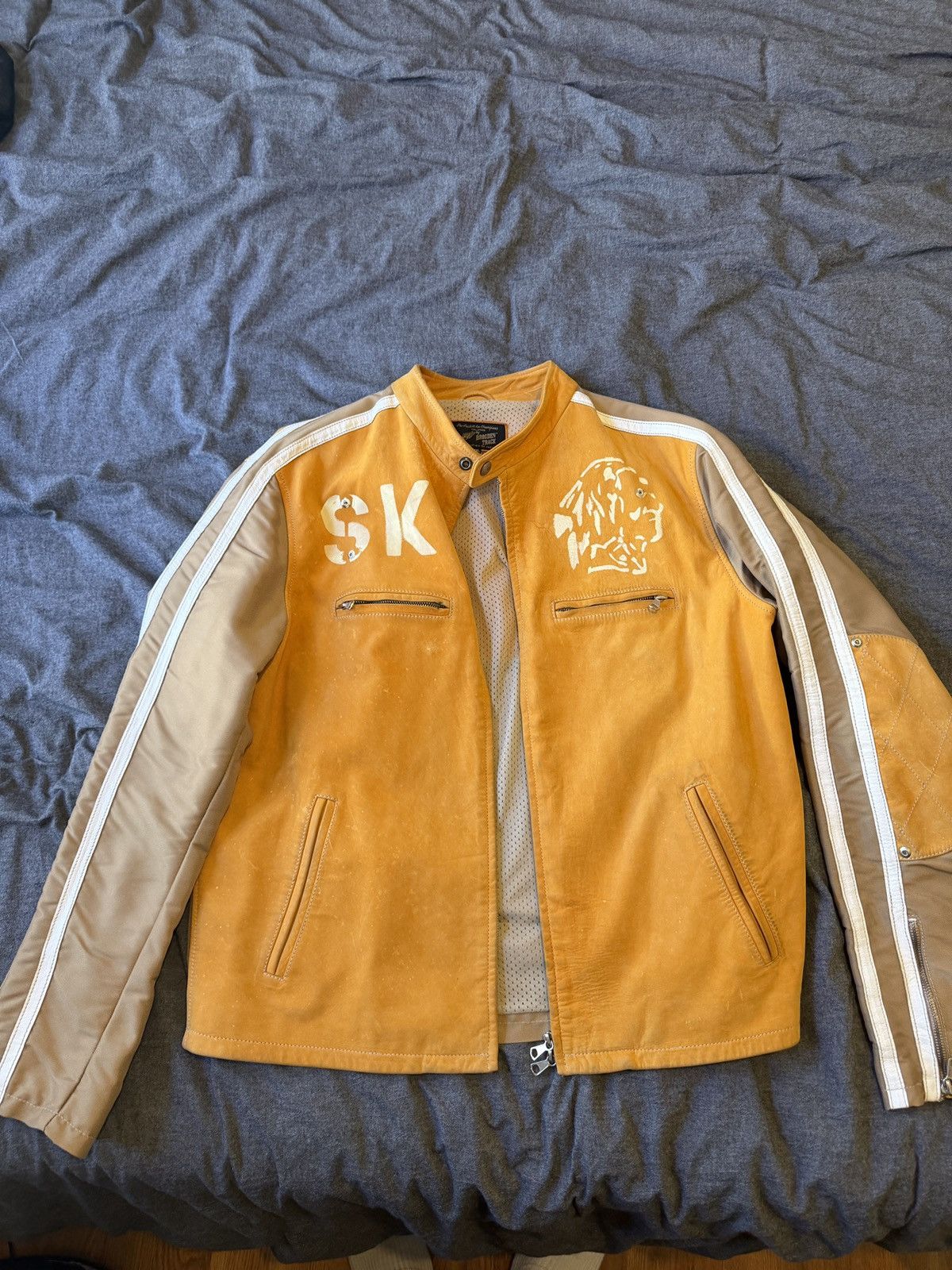 Other Brogden Track Genuine Leather Jacket Size US L / EU 52-54 / 3 - 1 Thumbnail