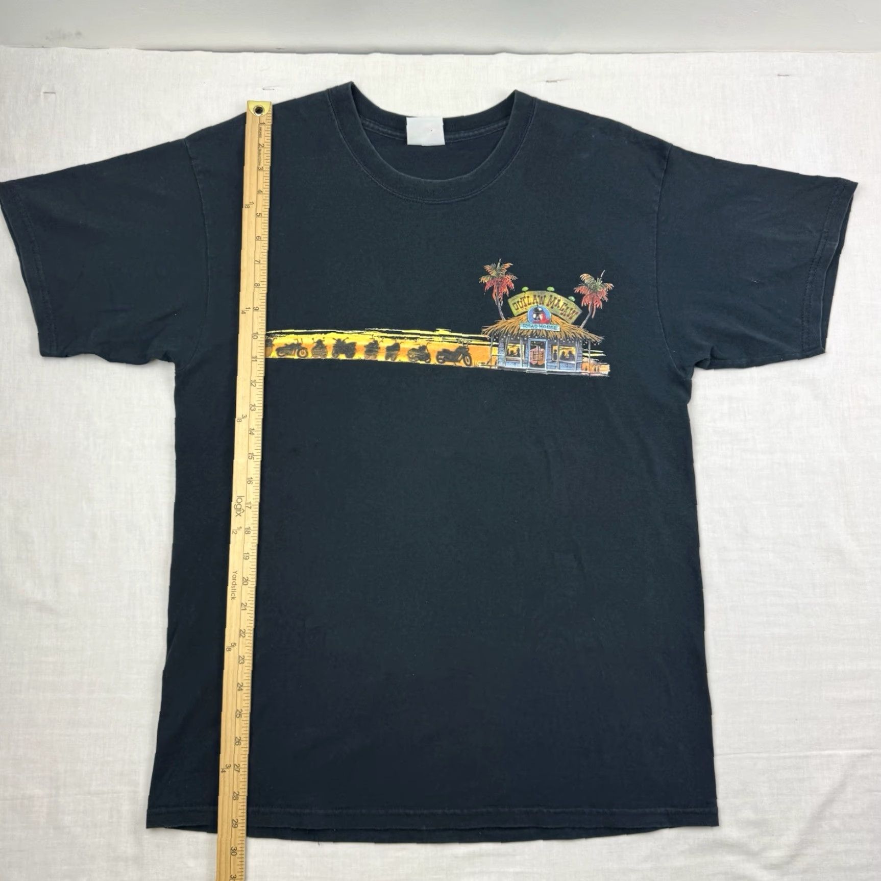 Vintage VINTAGE Caribbean Soul T-Shirt Adult Large Biker Motorcycle Party 2005 Tropical Black Mens" Size US L / EU 52-54 / 3 - 7 Thumbnail