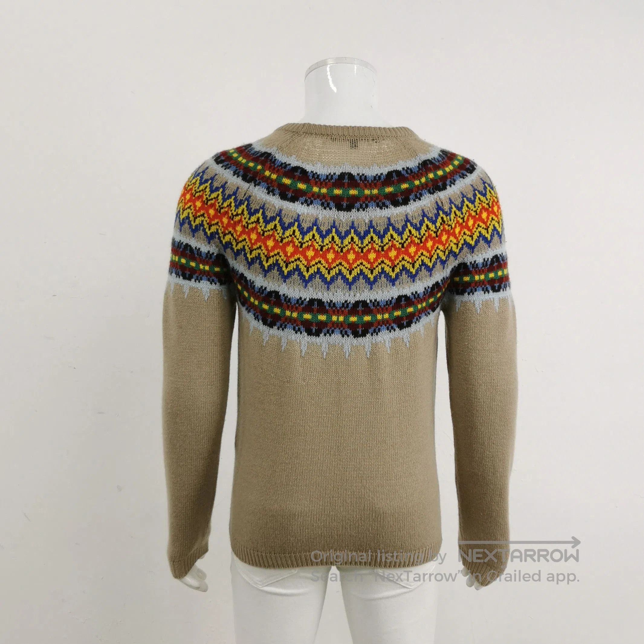 Gucci Gucci Multicolor Patterned Crewneck Long. Size US L / EU 52-54 / 3 - 3 Thumbnail