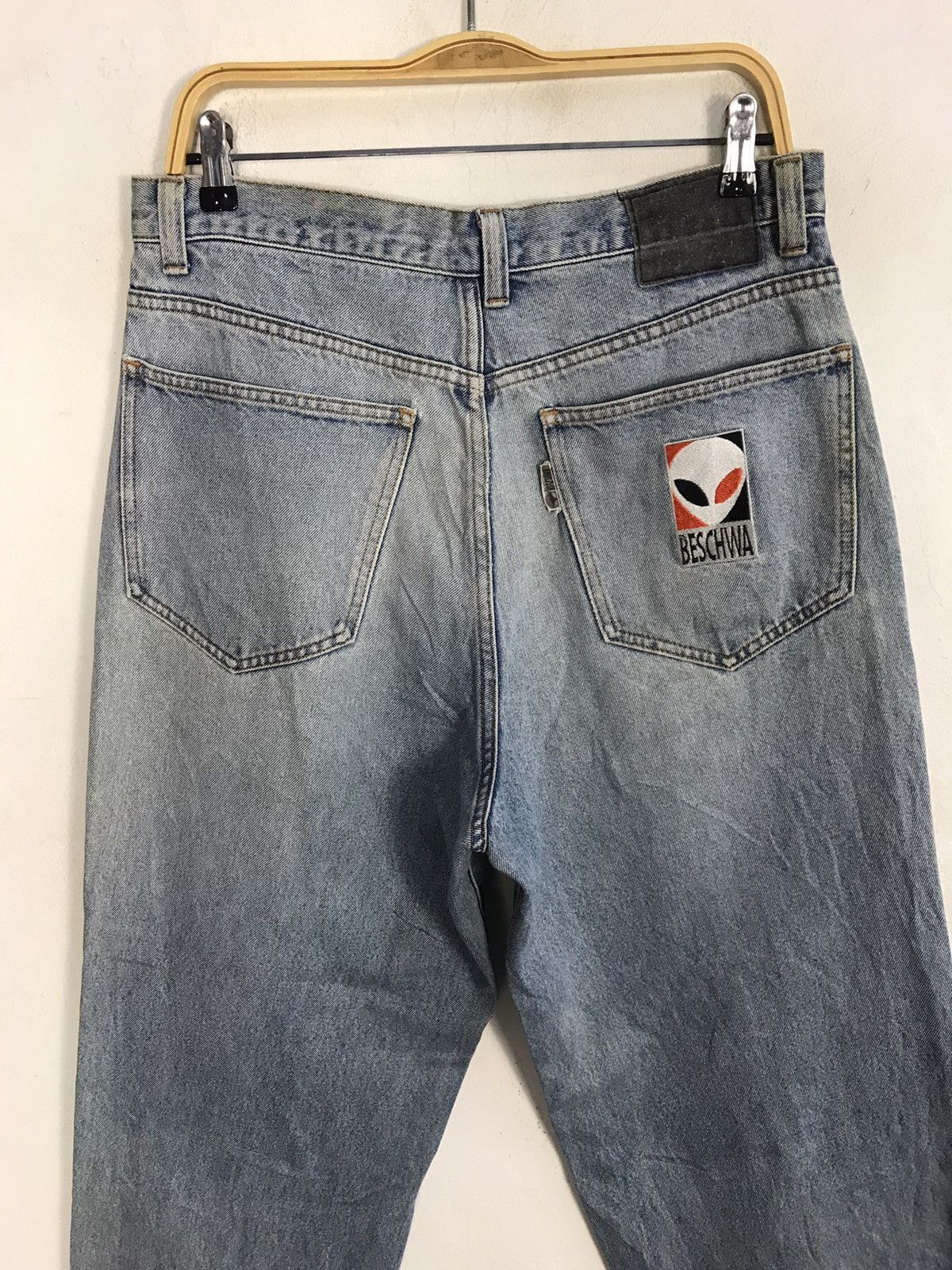 Alien Workshop Alien Beschwa Faded Indigo Denim Baggy Buttonfly Size 32 Size US 30 / EU 46 - 4 Thumbnail
