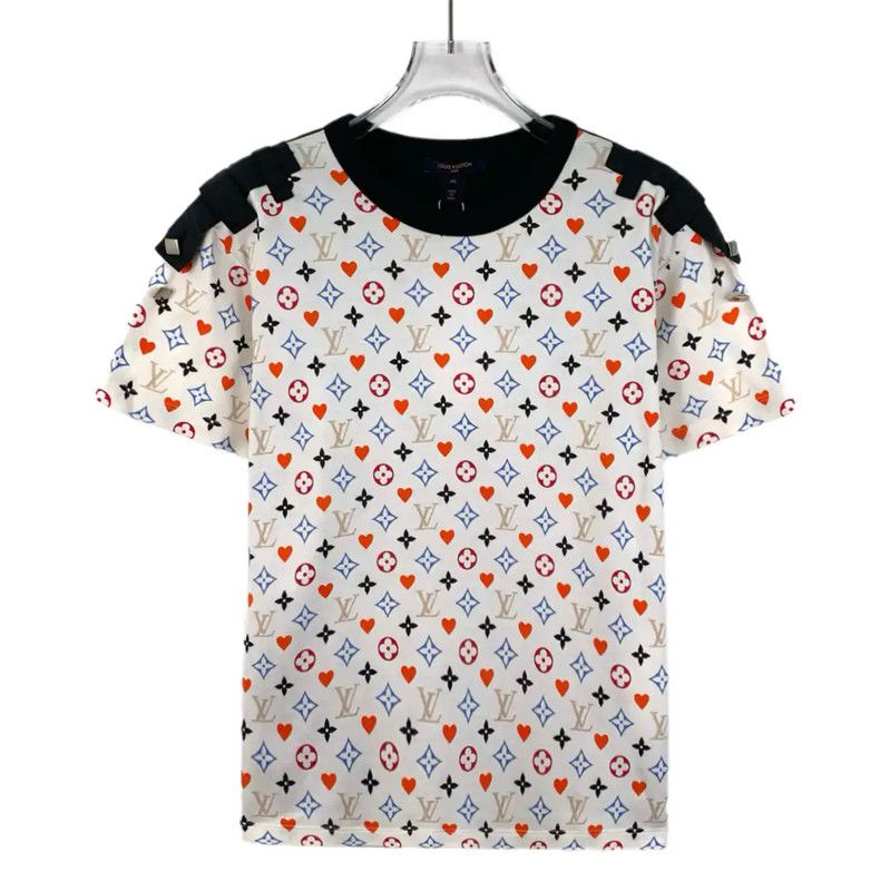 Louis Vuitton Louis Vuitton Colorful Cotton T-Shirt for Women 0089 Size XS / US 0-2 / IT 36-38 - 1 Thumbnail
