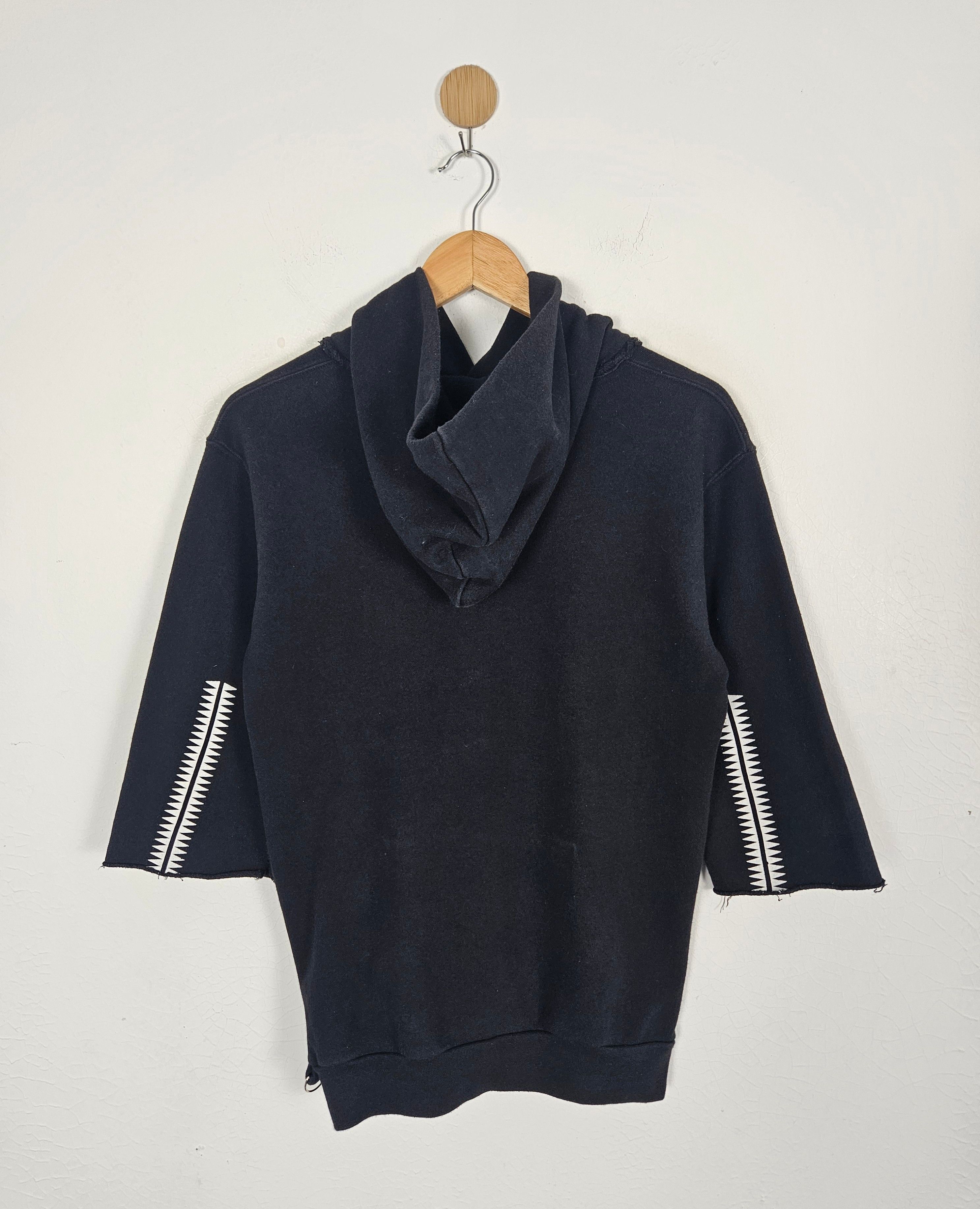 Jun Takahashi Undercover SS03 SCAB Giz Short Sleeve Side Zip Hoodie Size US M / EU 48-50 / 2 - 2 Thumbnail