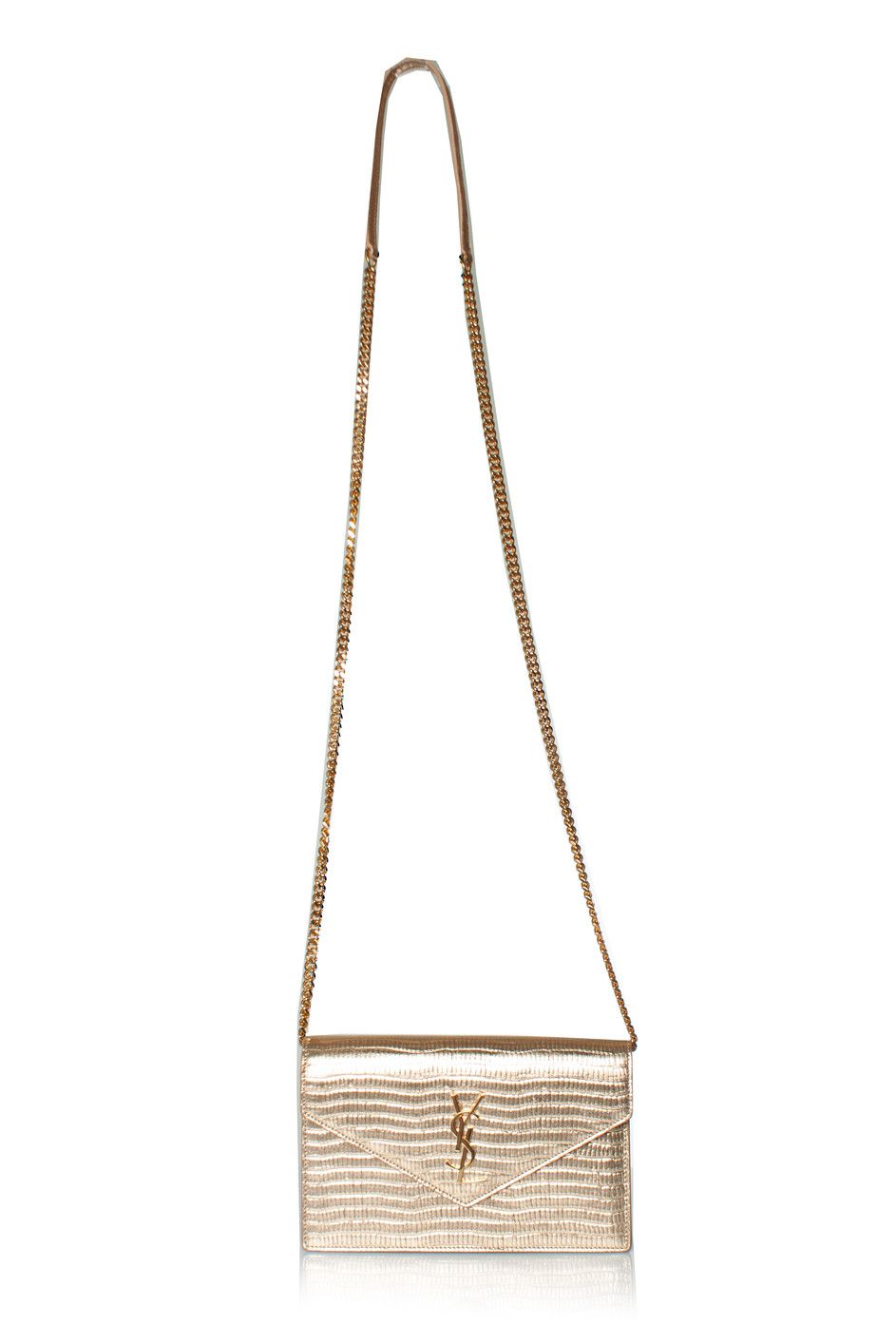 Saint Laurent Paris Saint Laurent, metallic wallet on a chain Size ONE SIZE - 8 Thumbnail