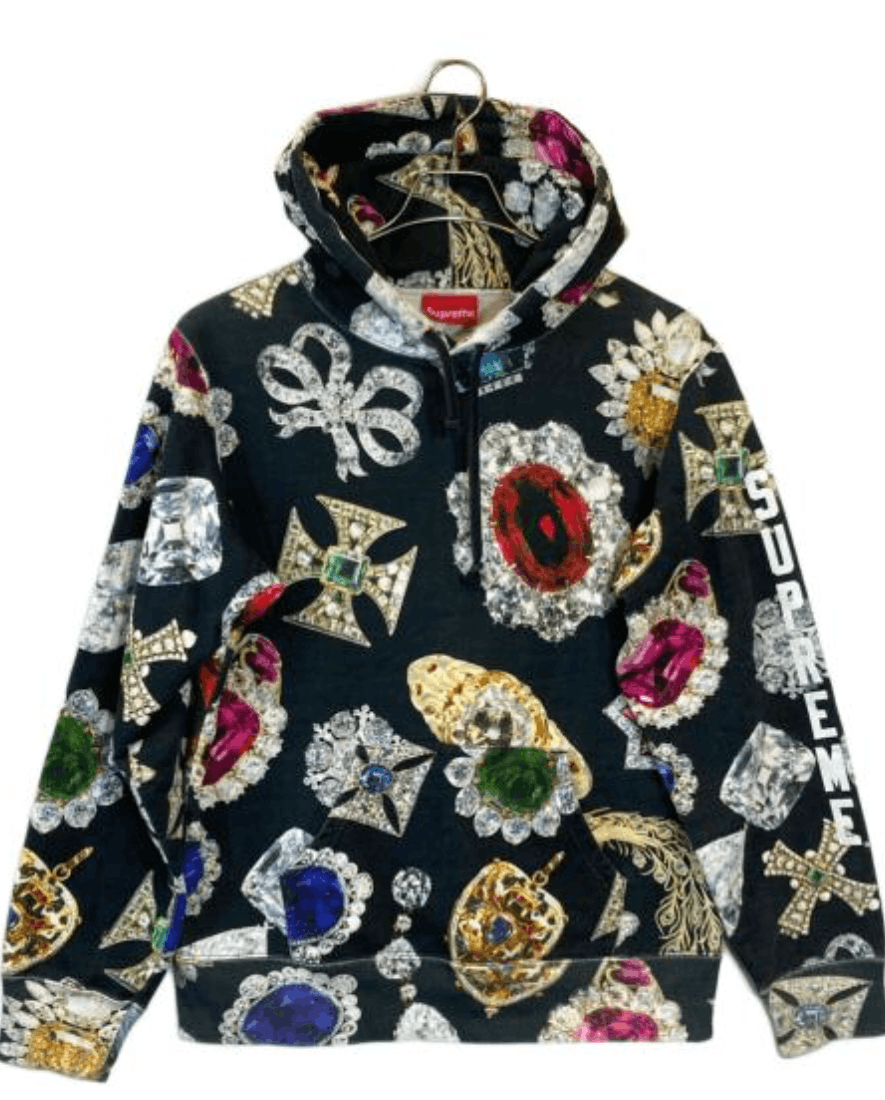 Supreme Supreme JEWELS HOODED SWEATSHIRT M Size US M / EU 48-50 / 2 - 1 Thumbnail