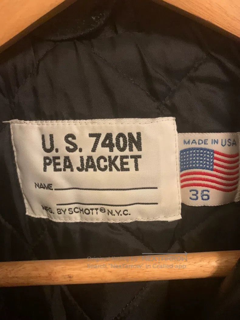 Schott Schott Cowhide sailor short coat Size US XS / EU 42 / 0 - 4 Thumbnail