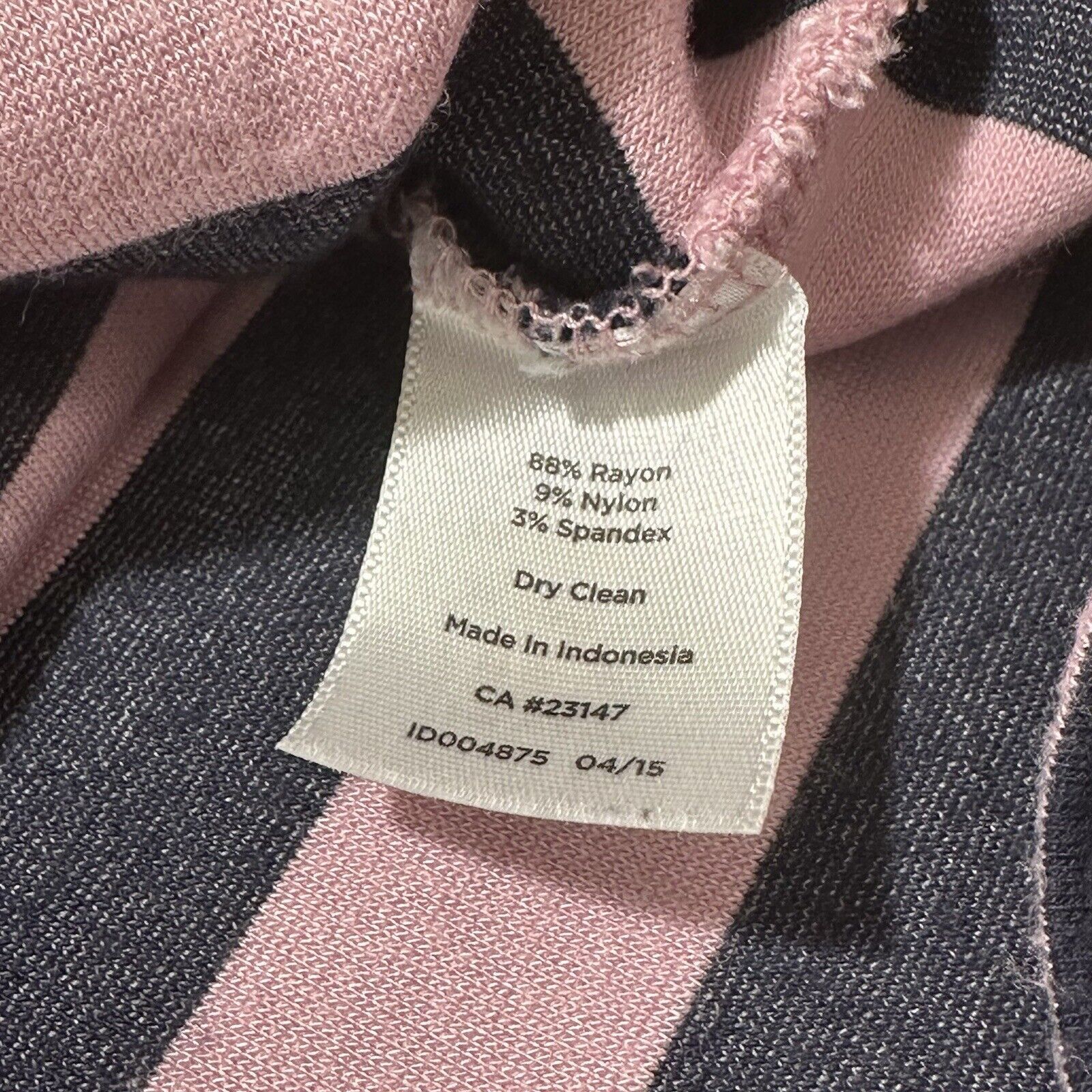 Other Talbots Medium Boat Neck Pink Blue Stripe Sweater Zipper Size M / US 6-8 / IT 42-44 - 7 Thumbnail