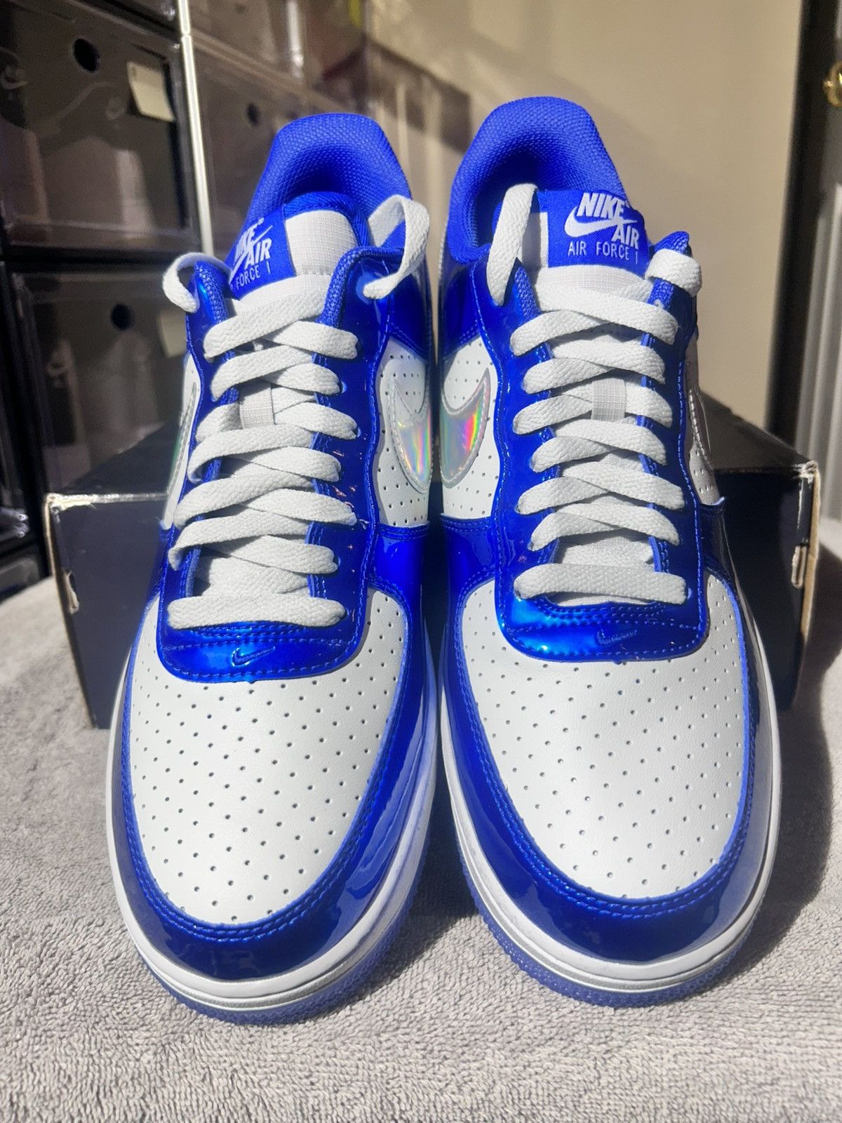 Nike Nike Air Force 1 '07 LV8 "Light Photo Blue" - Brand New Size US 10.5 / EU 43-44 - 4 Thumbnail