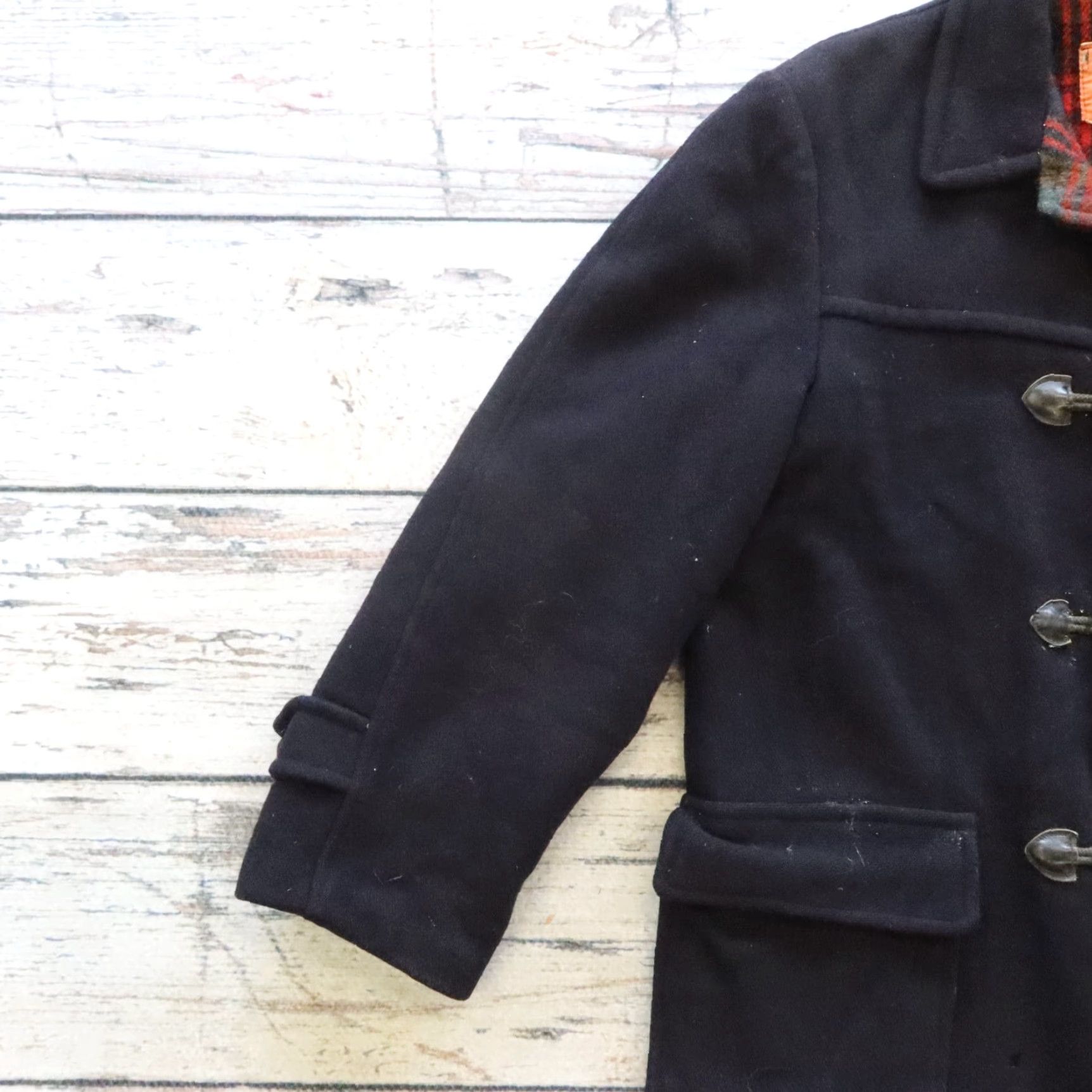 Vintage VINTAGE Penny's Coat Outerwear Duffle Coat Mens Size 18 Blue Wool Trench Coat Size US XXL / EU 58 / 5 - 4 Thumbnail