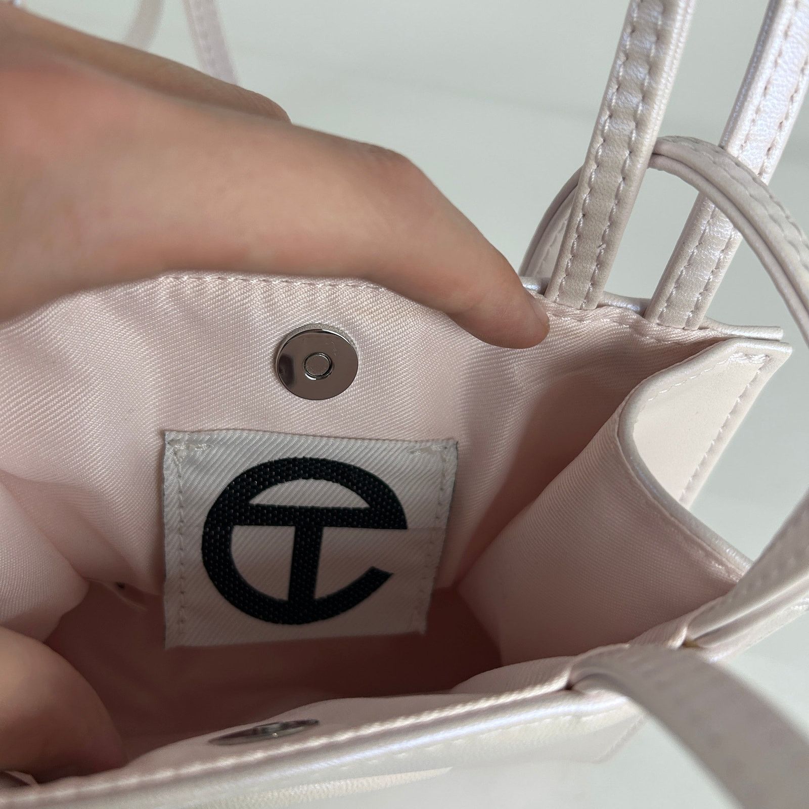 Telfar Telfar Metallic Pink Small Bag Size ONE SIZE - 8 Thumbnail