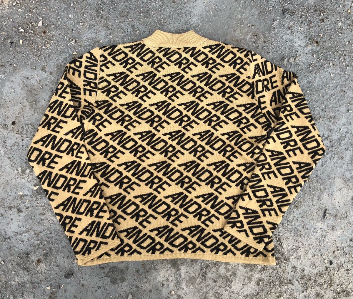Andreluciano × Japanese Brand 🔥Mega Rare Andreluciano Monogram Knit Sweatshirt 🔥 Size S / US 4 / IT 40 - 2 Thumbnail