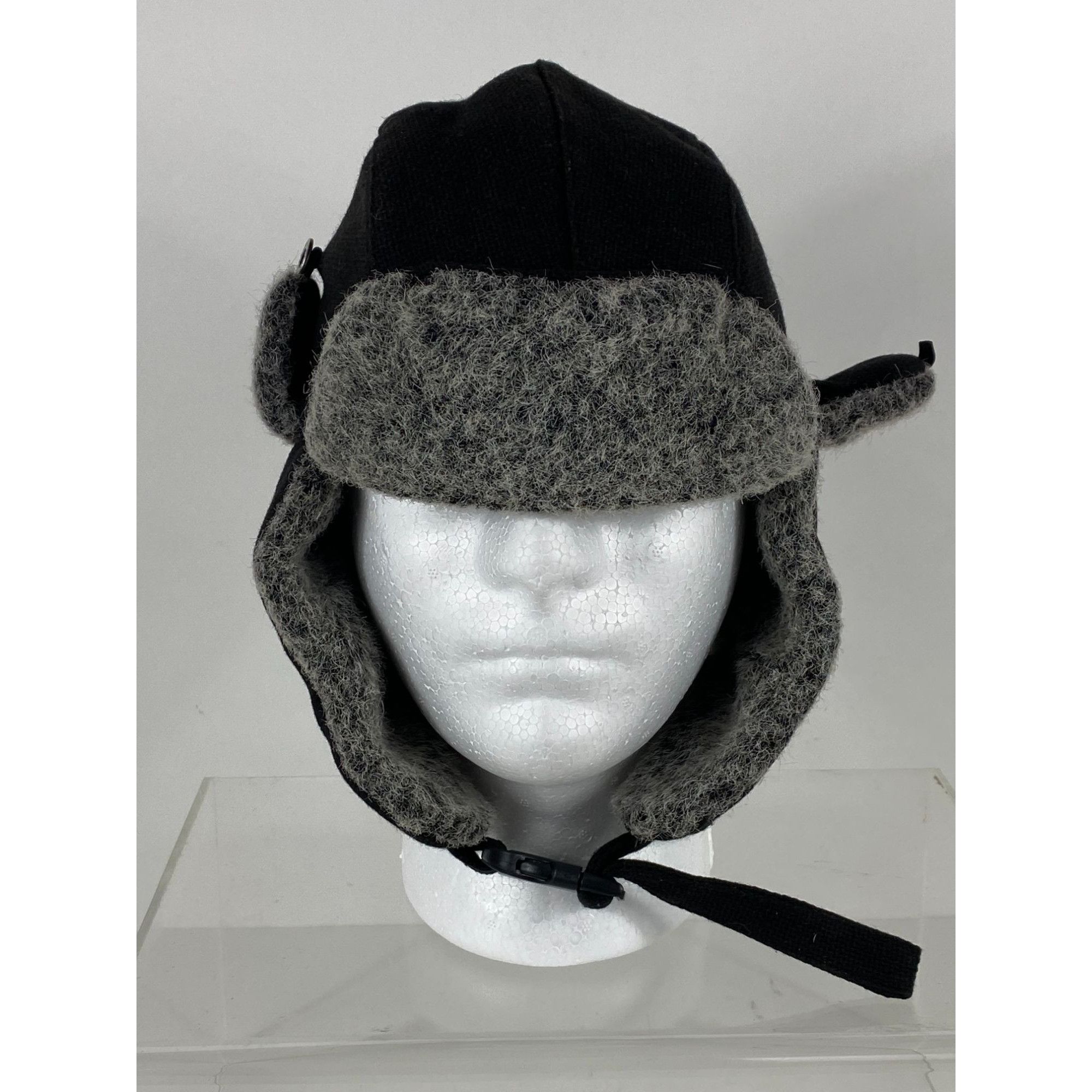 Harley Davidson Harley Davidson Aviator Style Winter Trapper Hat Black/Gray Size ONE SIZE - 1 Thumbnail