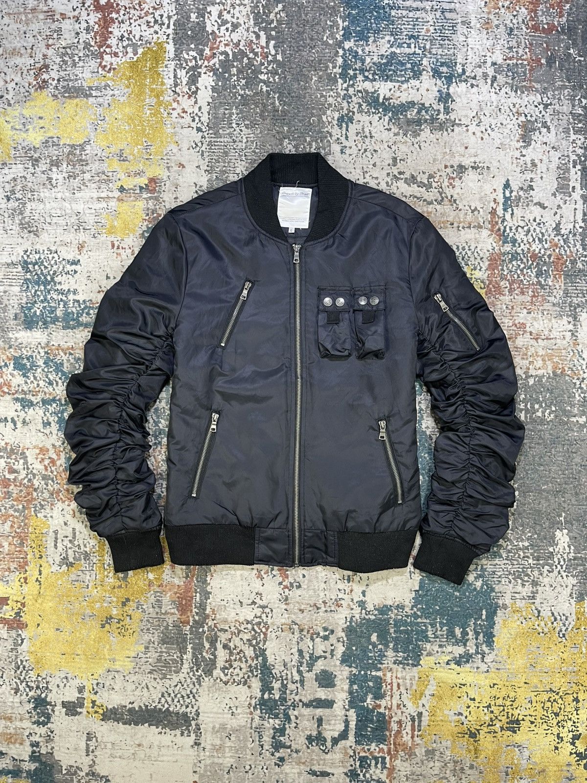Grailed Growth By Grail Multi Pocket Creped Sleeve Bombers Size US S / EU 44-46 / 1 - 2 Thumbnail