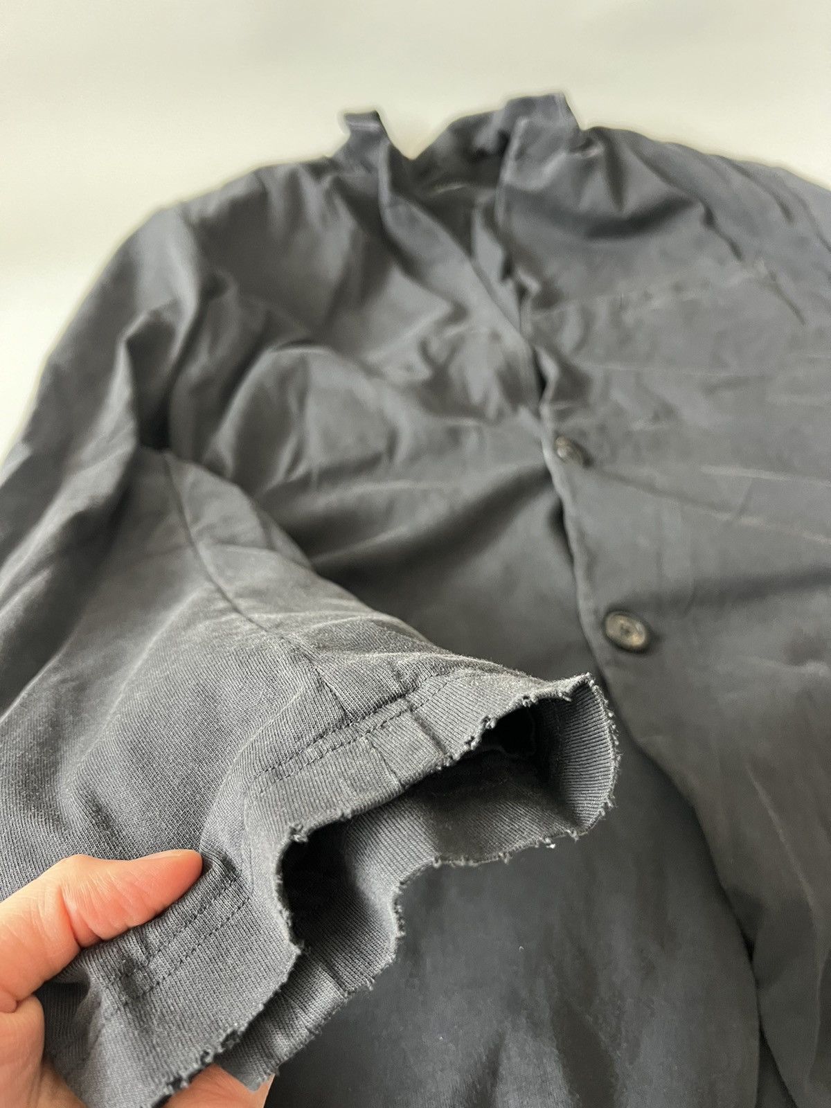 Balenciaga Balenciaga Black Worn Oversized Tailored Blazer Size US XXS / EU 40 - 6 Thumbnail