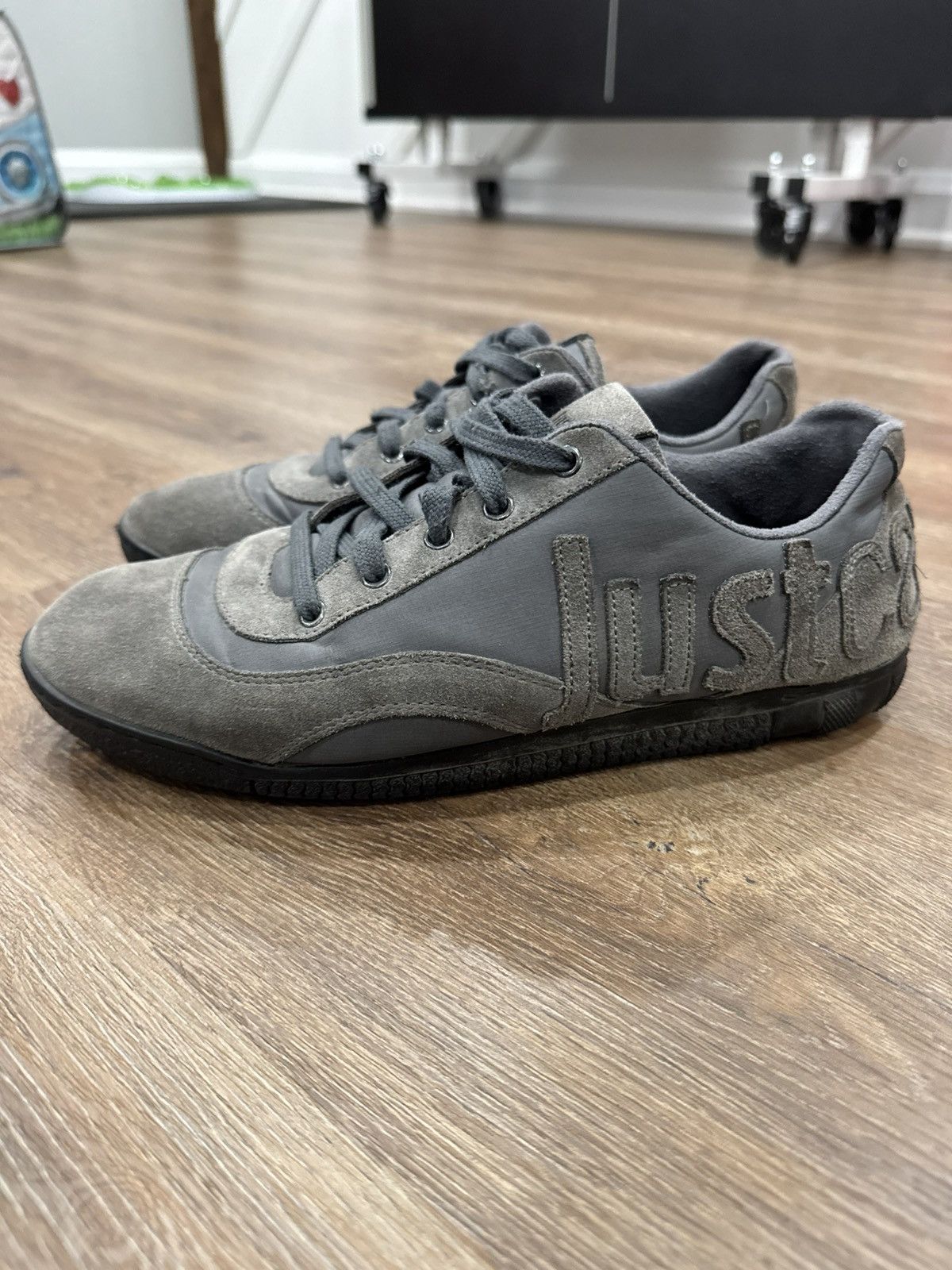 Just Cavalli Just Cavali Vintage low cut leather trainers Size US 10 / EU 43 - 1 Thumbnail