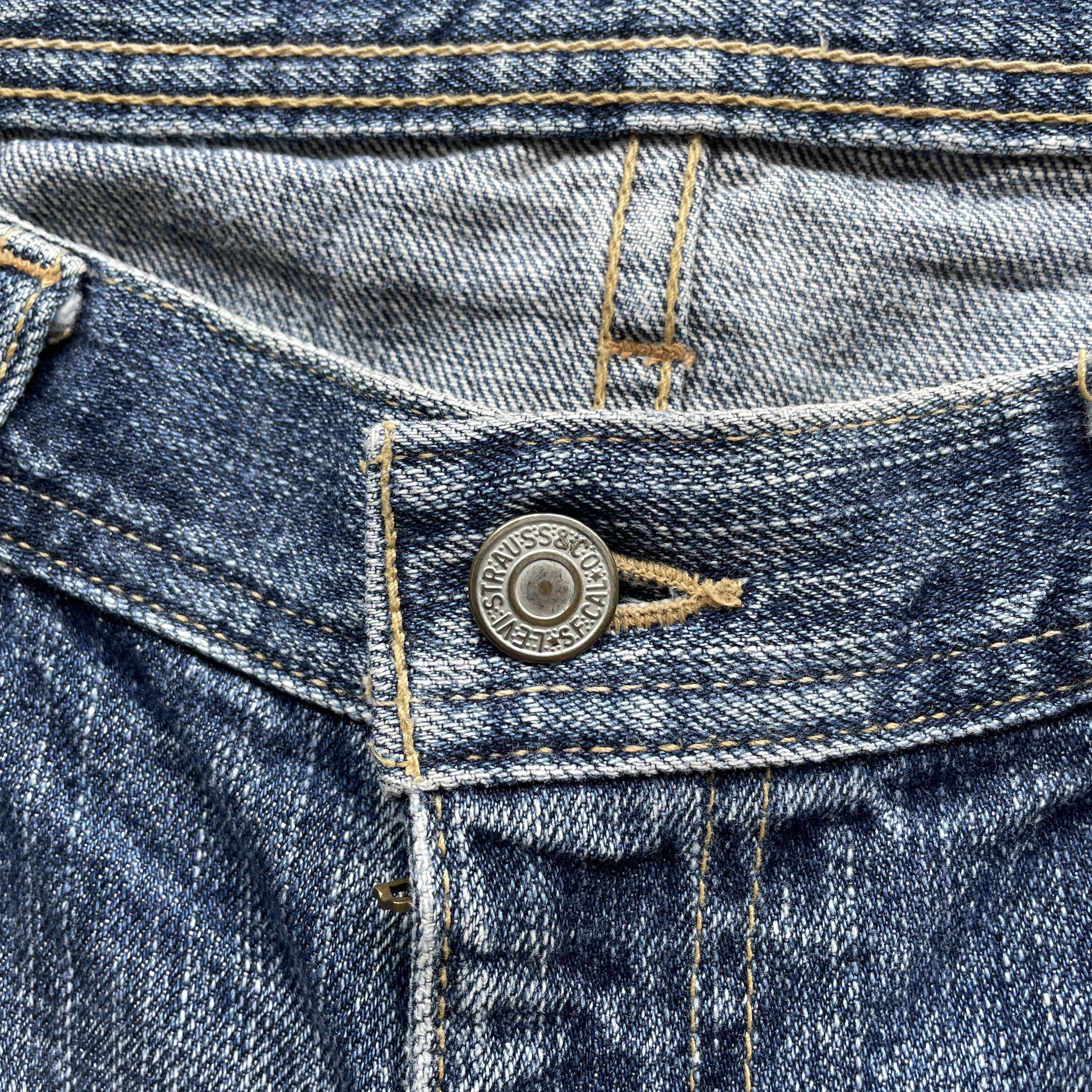 Levi's × Levi's Vintage Clothing W32x31💥 Vintage Levi’s Faded Denim Distressed Jeans Pants Size US 32 / EU 48 - 6 Thumbnail