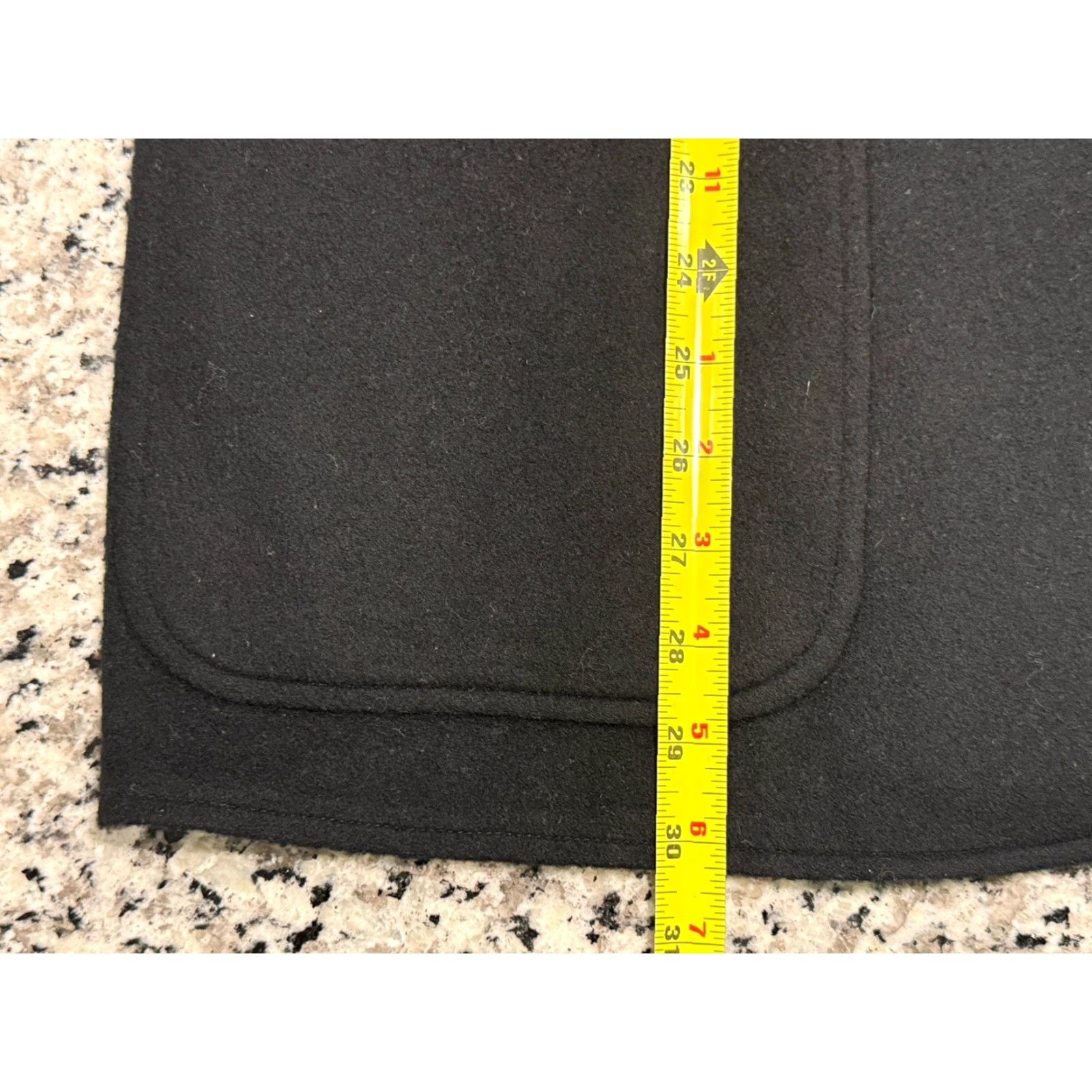 J.Crew J.CREW Blazer Women’s Adult M Black Cashmere Blend Oversized 2-Button Retro Winter Fall Spring Womens Size M / US 6-8 / IT 42-44 - 3 Thumbnail