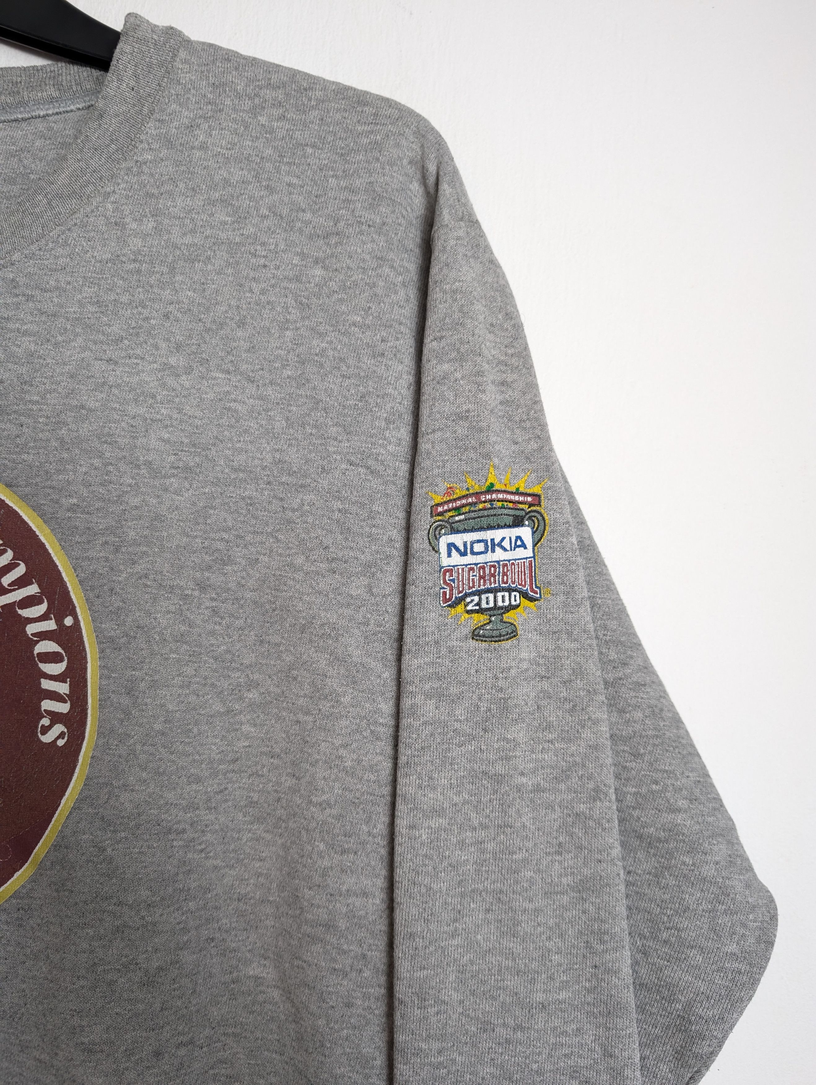 Nike Vintage Nike Team FSU Seminoles Sweatshirt Grey Boxy Retro Size US M / EU 48-50 / 2 - 5 Thumbnail