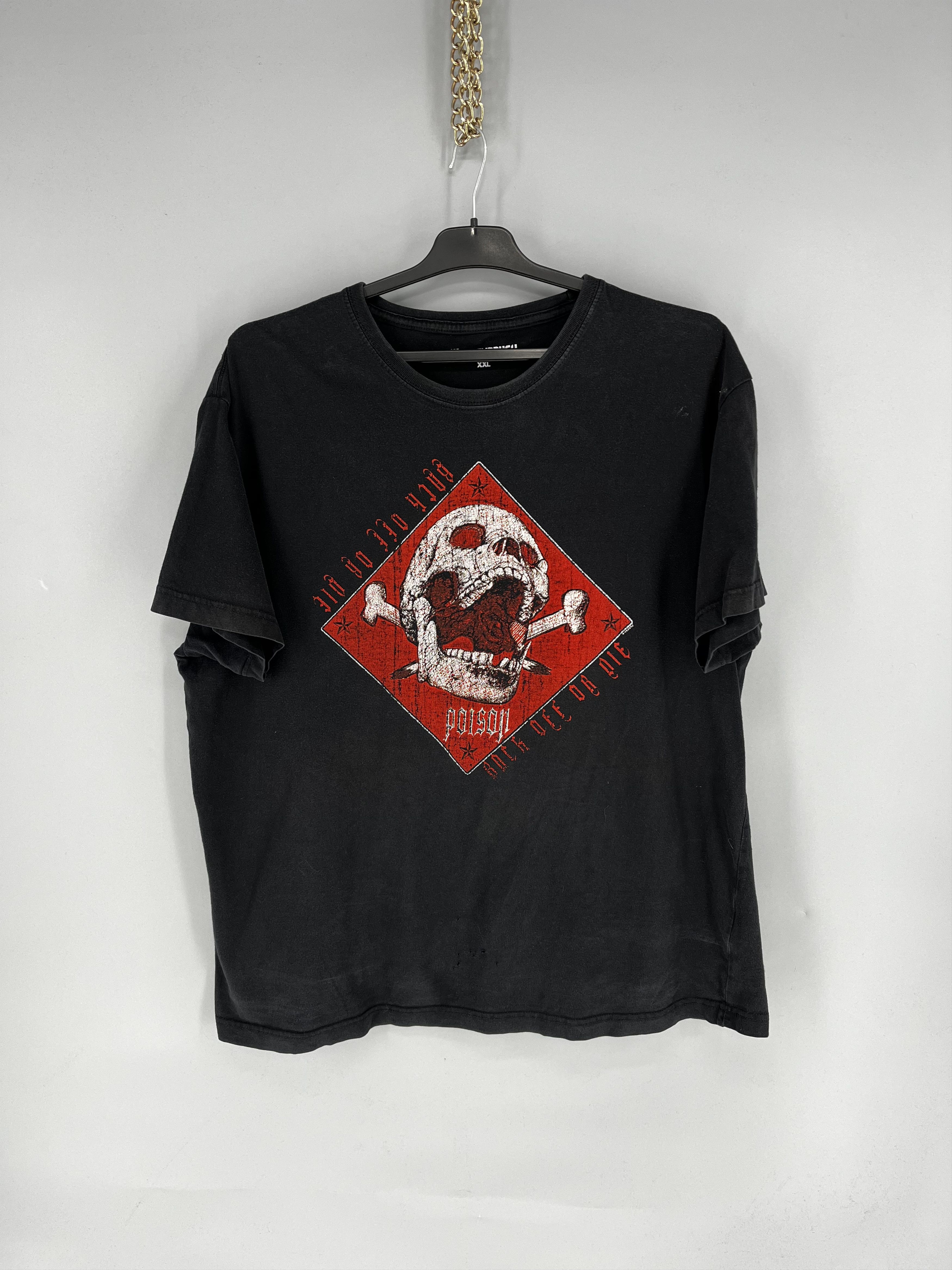 Band Tees Y2K Poison American Rock Band Reissue T Shirt Size XXL Size US XXL / EU 58 / 5 - 1 Thumbnail