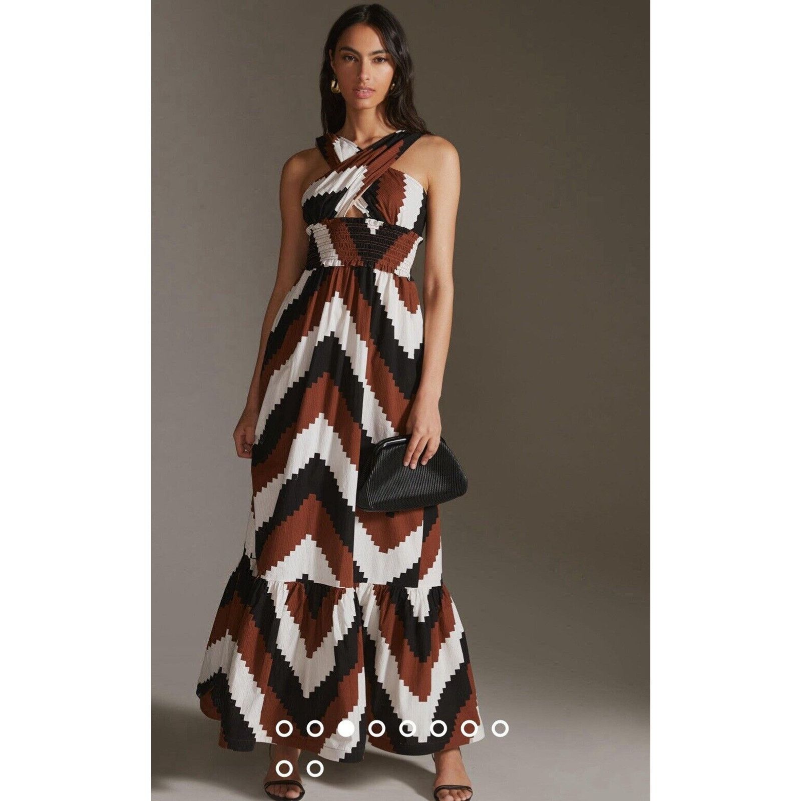 Anthropologie NWT Anthropologie Plenty by Tracy Reese Printed Halter Neck Size S / US 4 / IT 40 - 1 Thumbnail