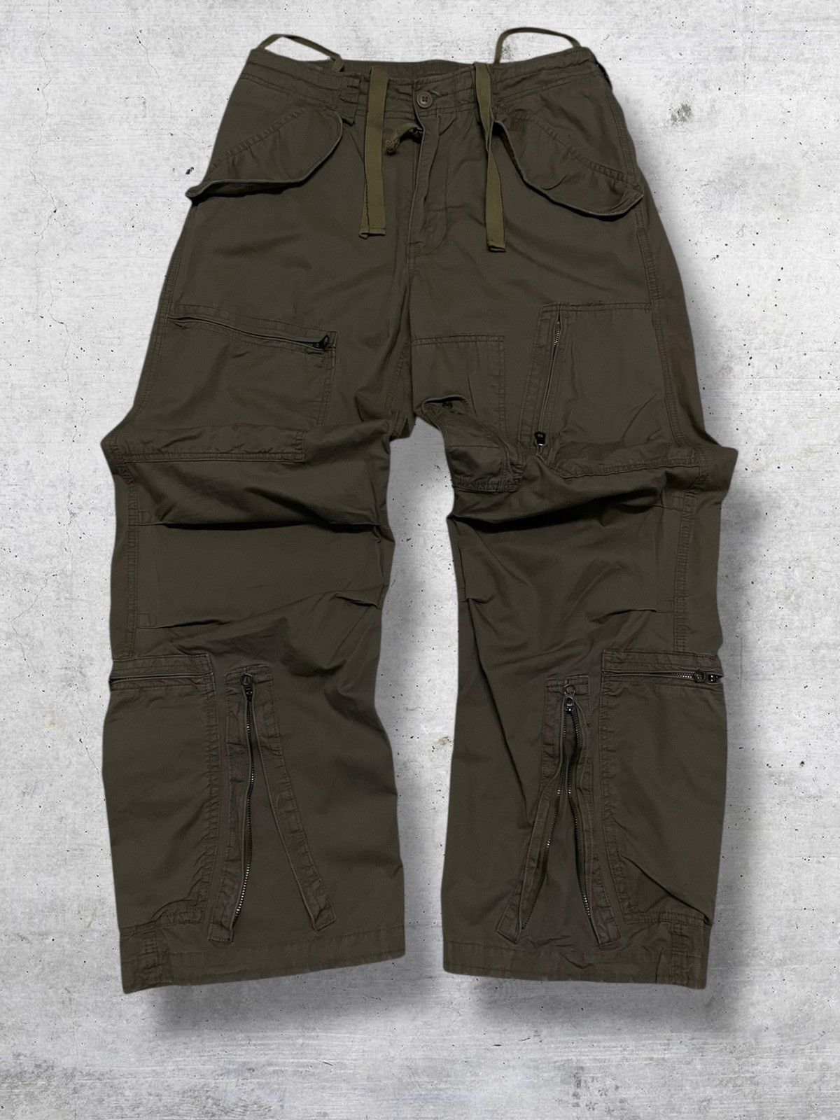 Japanese Brand VINTAGE AERO MEDICAL SAMPLE 70S RARE UTILITY COMBAT CARGO Size US 32 / EU 48 - 1 Thumbnail