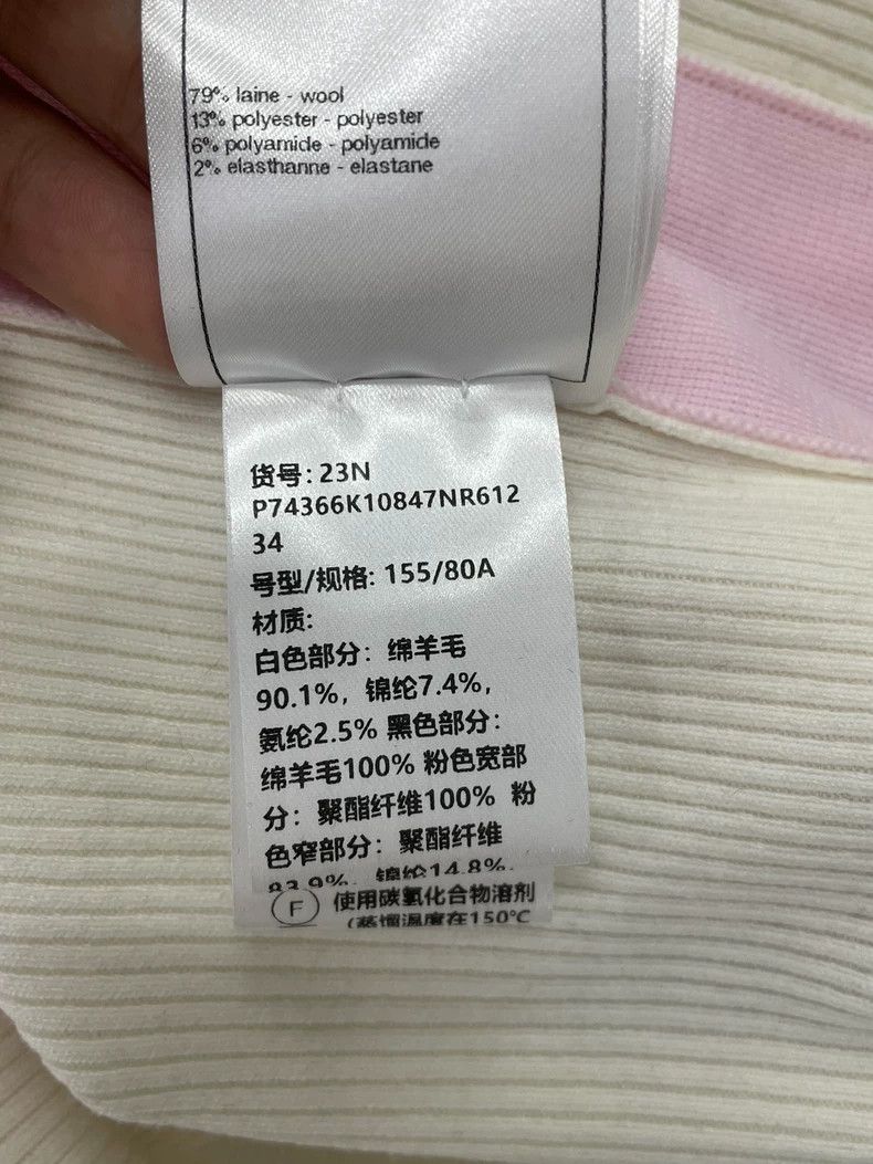 Other chanel 23N Ski Series Pink and White Knitwear Long Sleeve Size XXS / US 00 / IT 34 - 6 Thumbnail