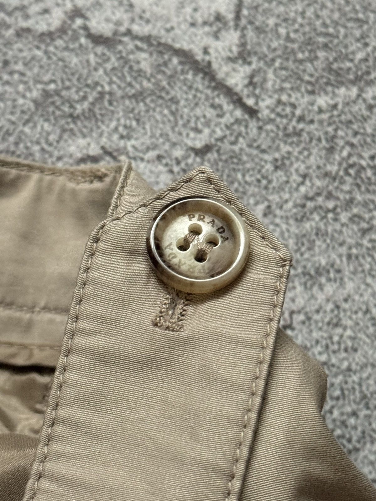 Designer × Prada Prada M Wmns beige chino pant trouser Jean casual Size 26" / US 2 / IT 38 - 7 Thumbnail