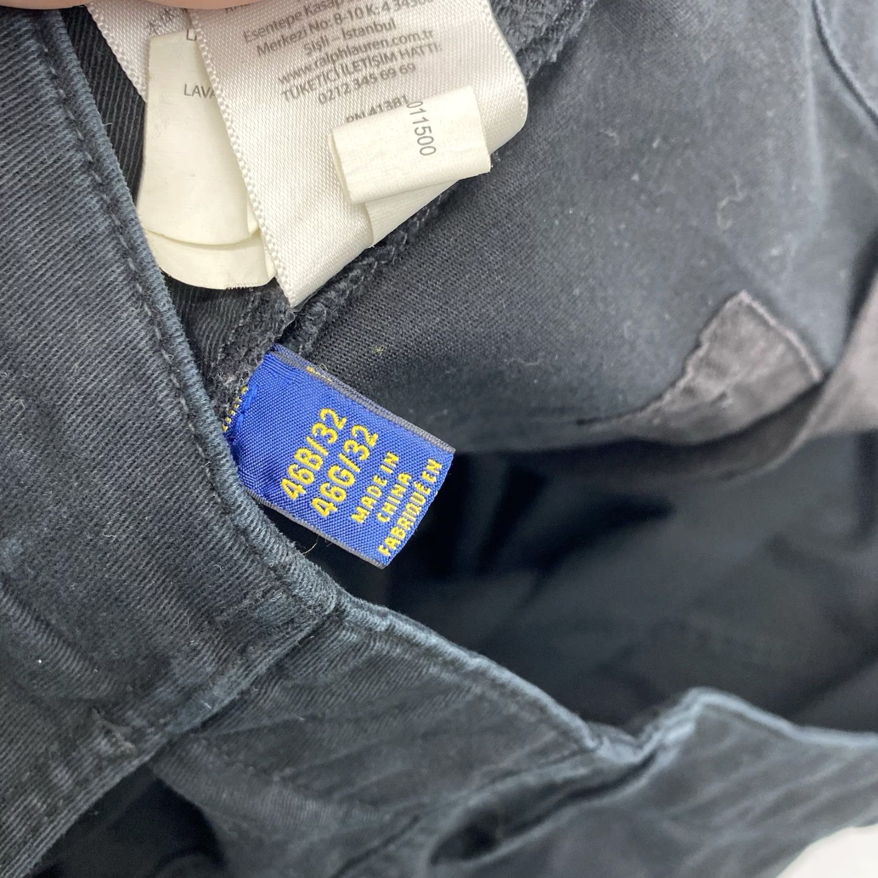 Polo Ralph Lauren Polo Ralph Lauren Pants Men's 46 Big & Tall Cargo Black Flat Front Classic Fit 29 Inseam 46B Waist Cargo Pocket Logo Army Size US XXL / EU 58 / 5 - 6 Thumbnail