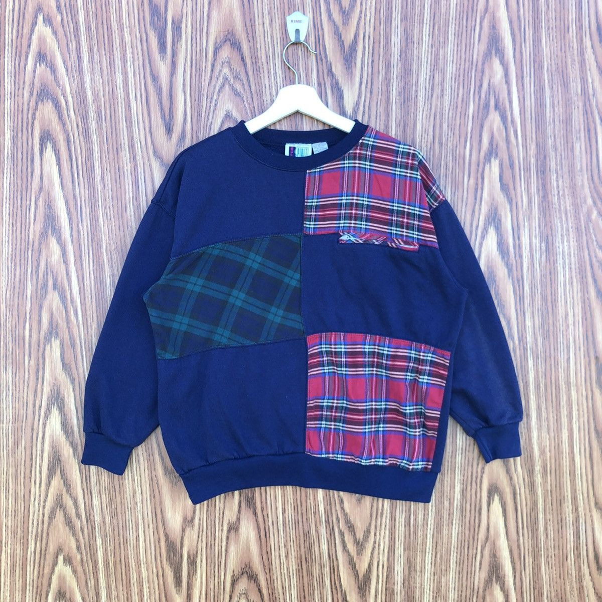 Vintage Vintage Bolo Spirit Patchwork Pullover Sweatshirt Size US M / EU 48-50 / 2 - 1 Thumbnail